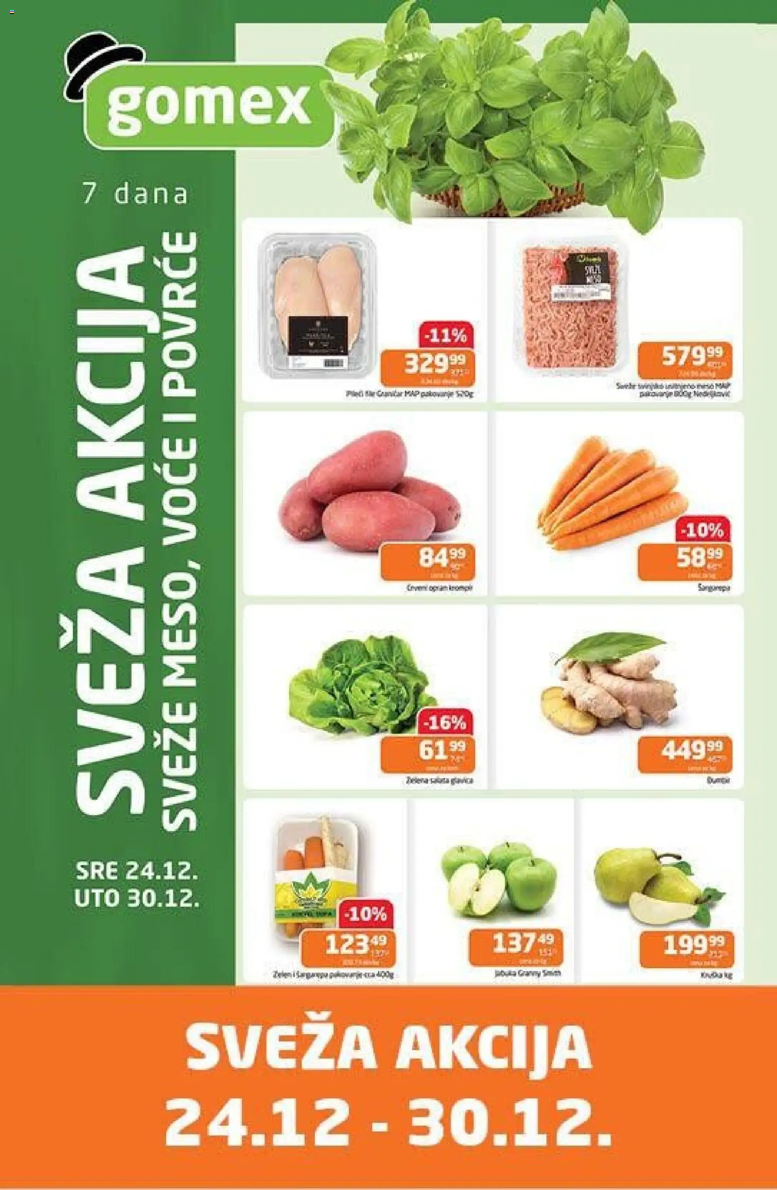 Gomex katalog - važi od 24.12.2025 | Strana: 1