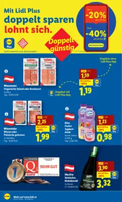 Lidl Flugblatt ab 06.11.2025 gültig | Seite: 18 | Produkte: Zucker, Joghurt, Salami