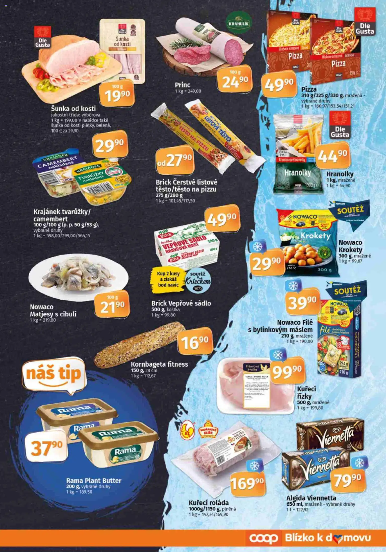 Konzum leták od 17.12.2025 | Strana: 5 | Produkty: Matjesy s cibulí, Viennetta, Nowaco file, Těsto