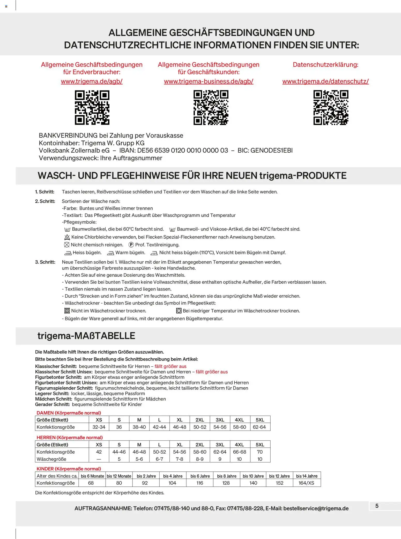 Trigema Prospekt – gültig ab 01.02.2026 | Seite: 5 | Produkte: Telefon