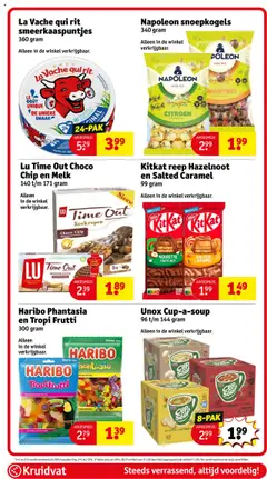 Lu Time Out Choco Chip en Melk, 140 t/m 171 gram koekrepen - Voorbeeld van een folder van Kruidvat, geldig van 06.10.2025 | Pagina: 78 | Producten: Melk, Kan, Koekje, La