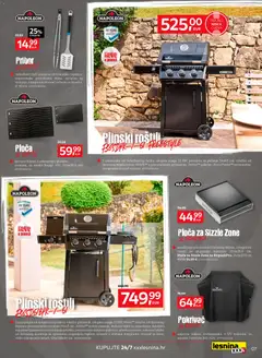 Lesnina Katalog - Pregled kataloga iz trgovine Lesnina, vrijedi od 07.04.2026 | Stranica: 7 | Proizvodi: Roštilj, Polica, Vješalica, Otvarač za boce