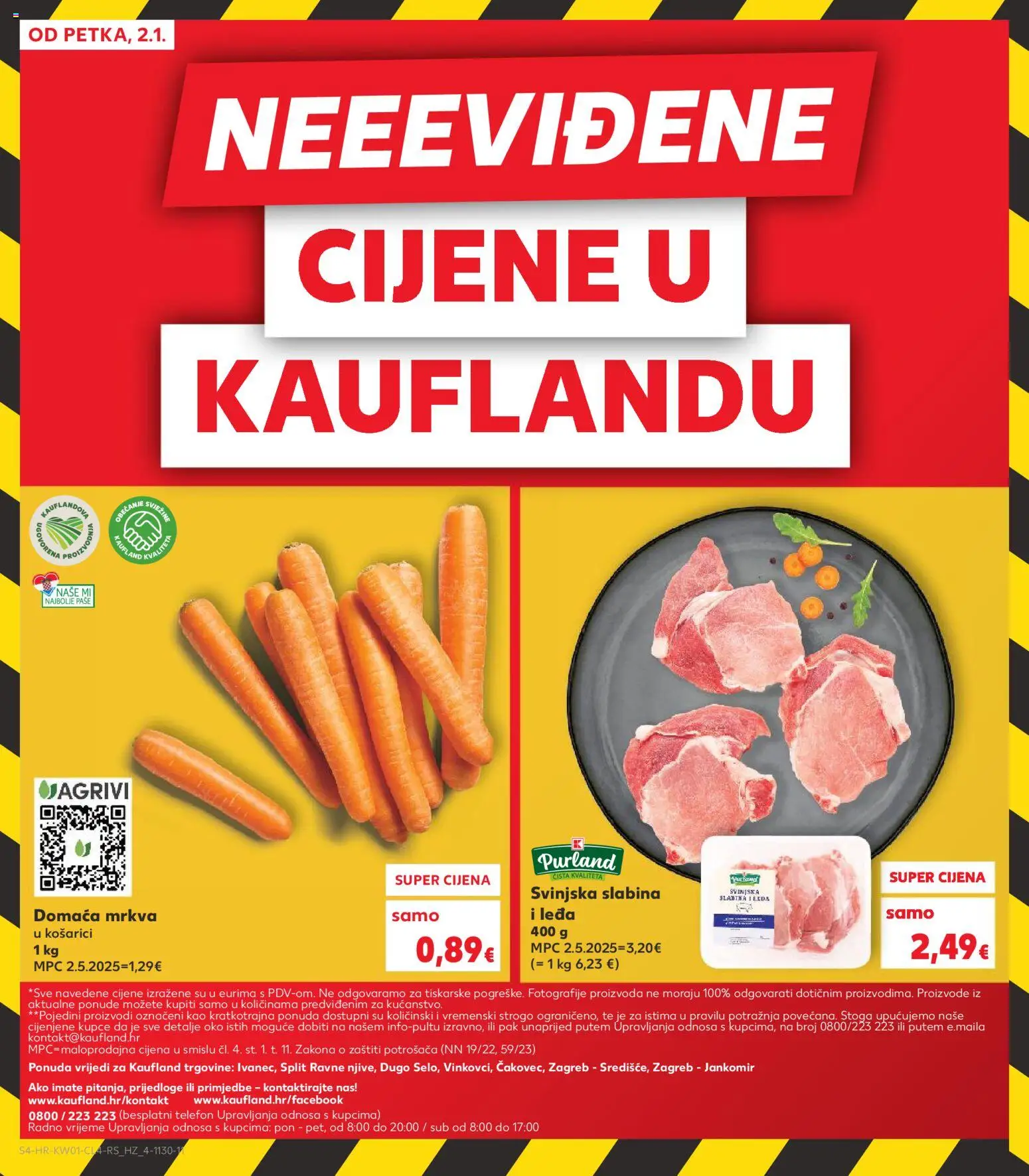 Kaufland katalog | vrijedi od 02.01.2026 | Stranica: 4 | Proizvodi: Mrkva, Telefon