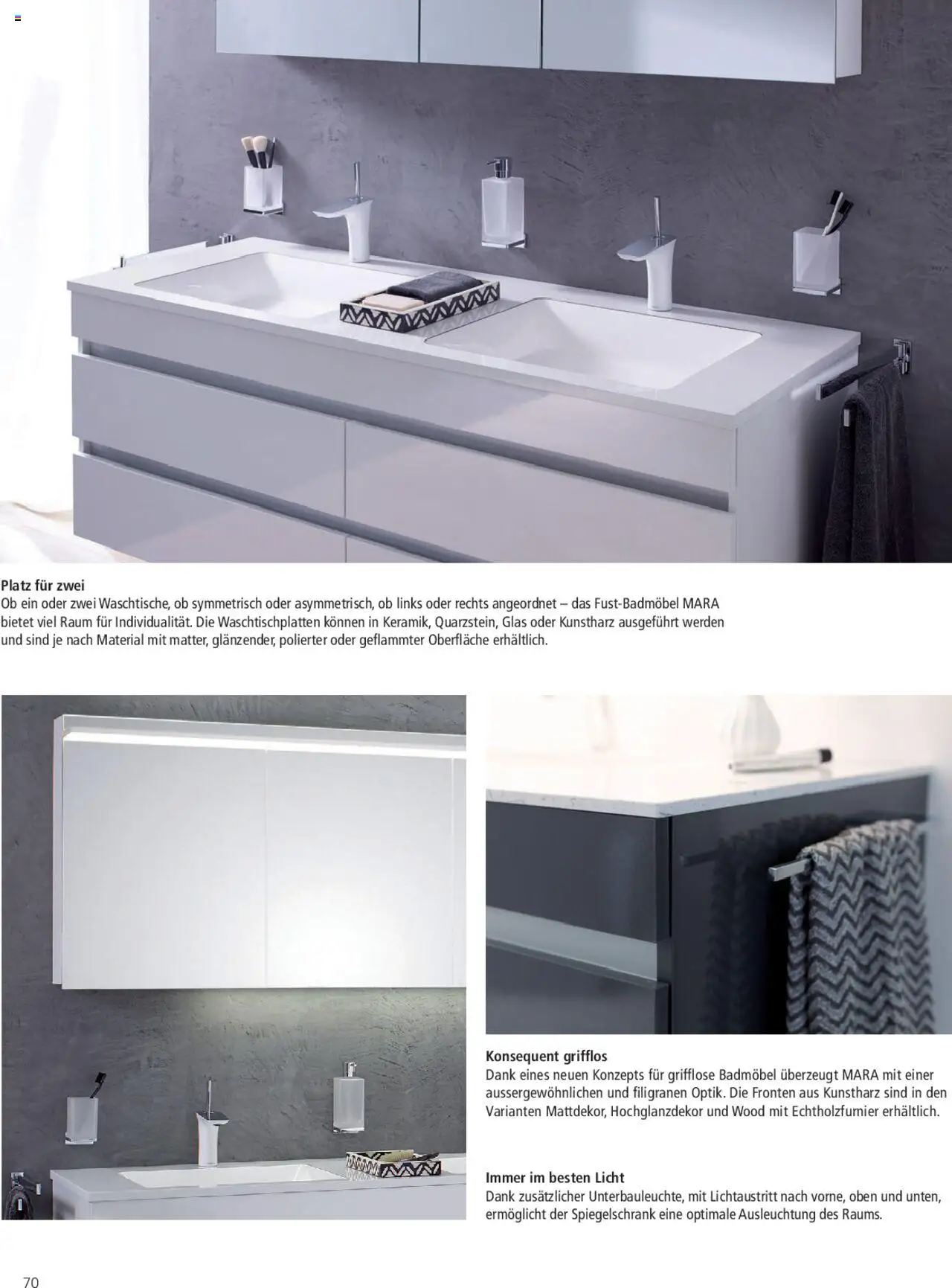 Fust Badezimmermagazin ab 05.05.2025 | Seite: 70 | Produkte: Spiegelschrank