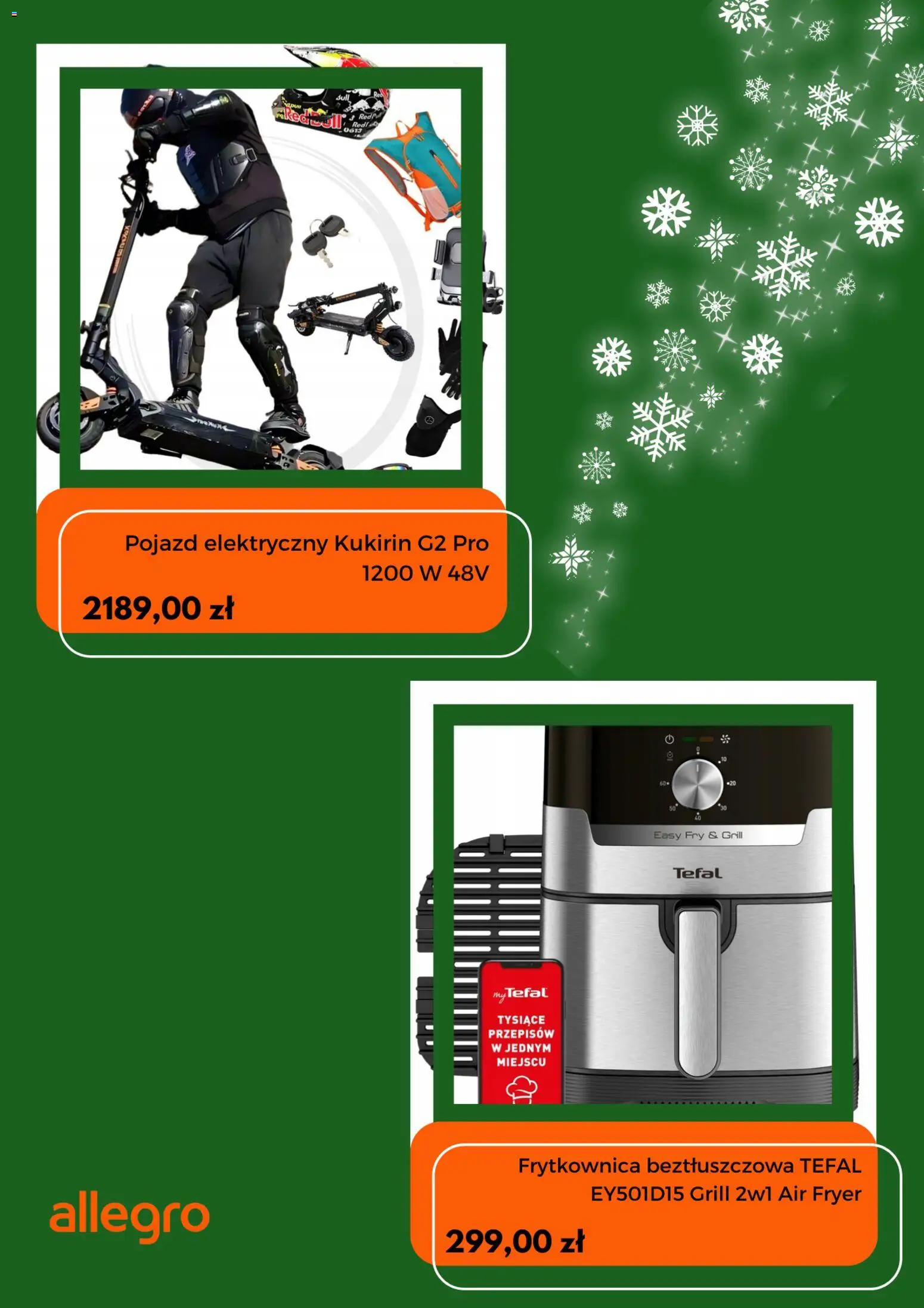 Allegro promocje od 31.12.2025 | Strona: 4 | Produkty: Grill, Frytkownica, Frytkownica beztłuszczowa, Tefal