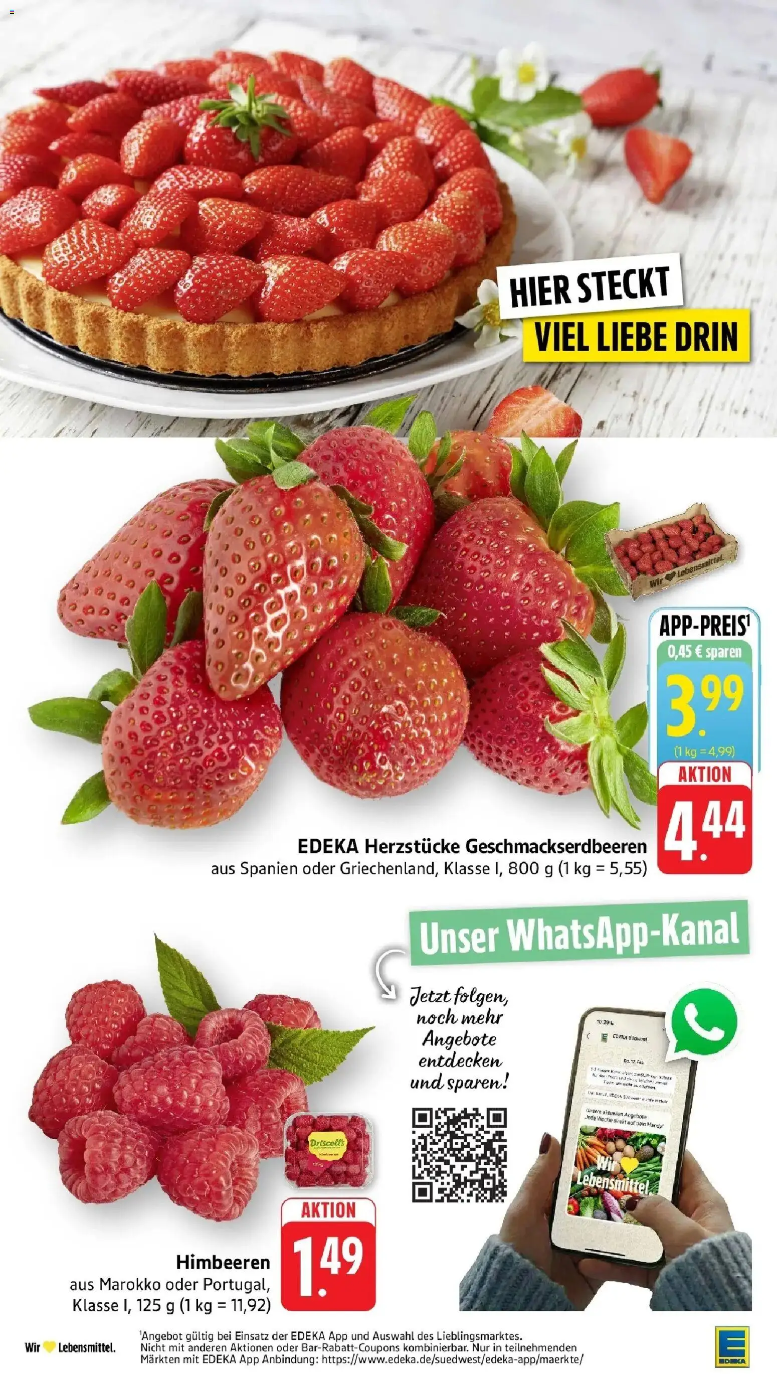 Edeka prospekt Großostheim	 – gültig ab 12.04.2026 | Seite: 6 | Produkte: Himbeeren