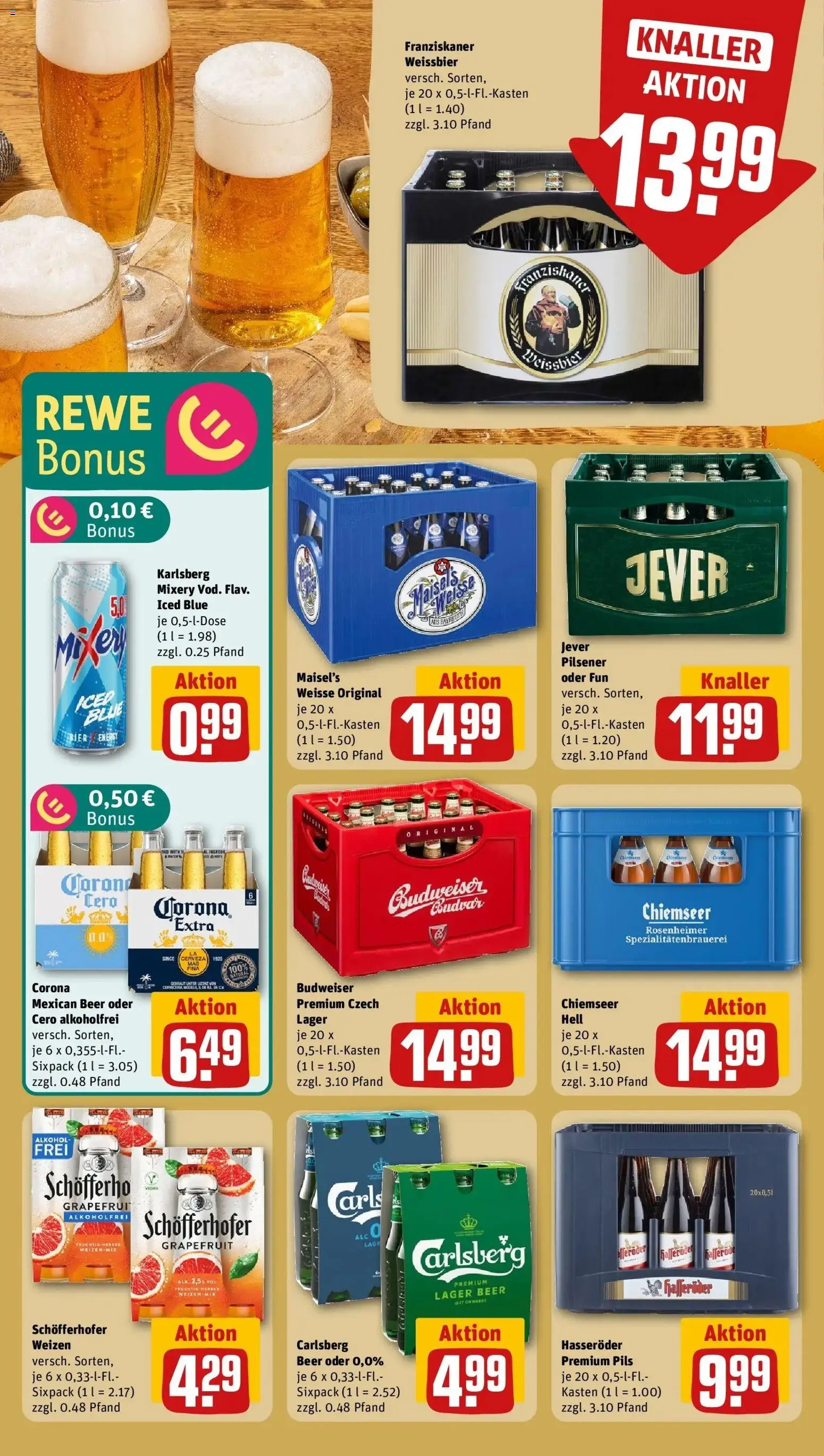 Rewe Prospekt Weil Am Rhein	 – gültig ab 09.03.2026 | Seite: 15 | Produkte: Bier, Grapefruit, Mixery, Hasseröder
