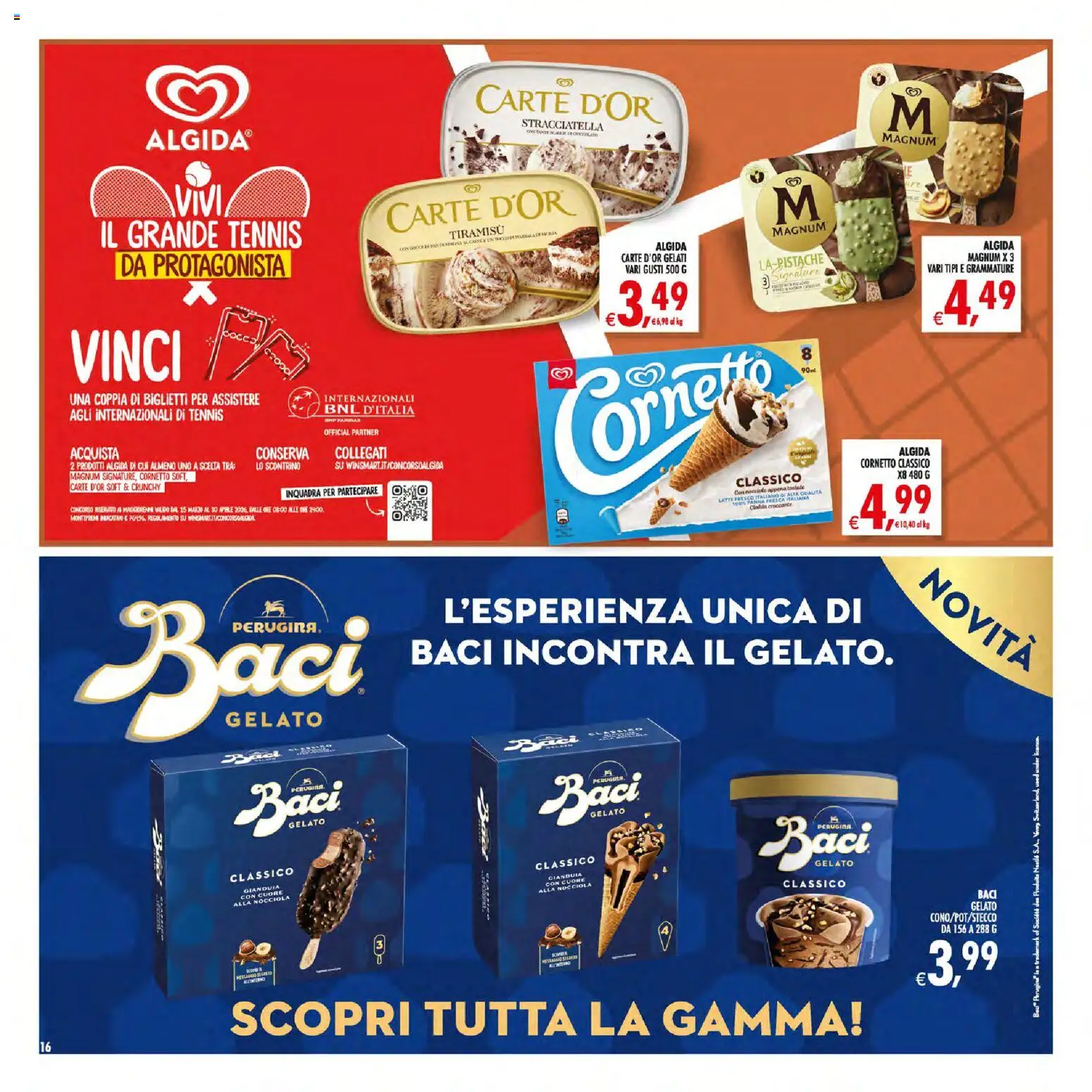 Volantino Decò del 27.03.2026 | Pagina: 16 | Prodotti: Cornetto, Panna, Latte, Nocciole