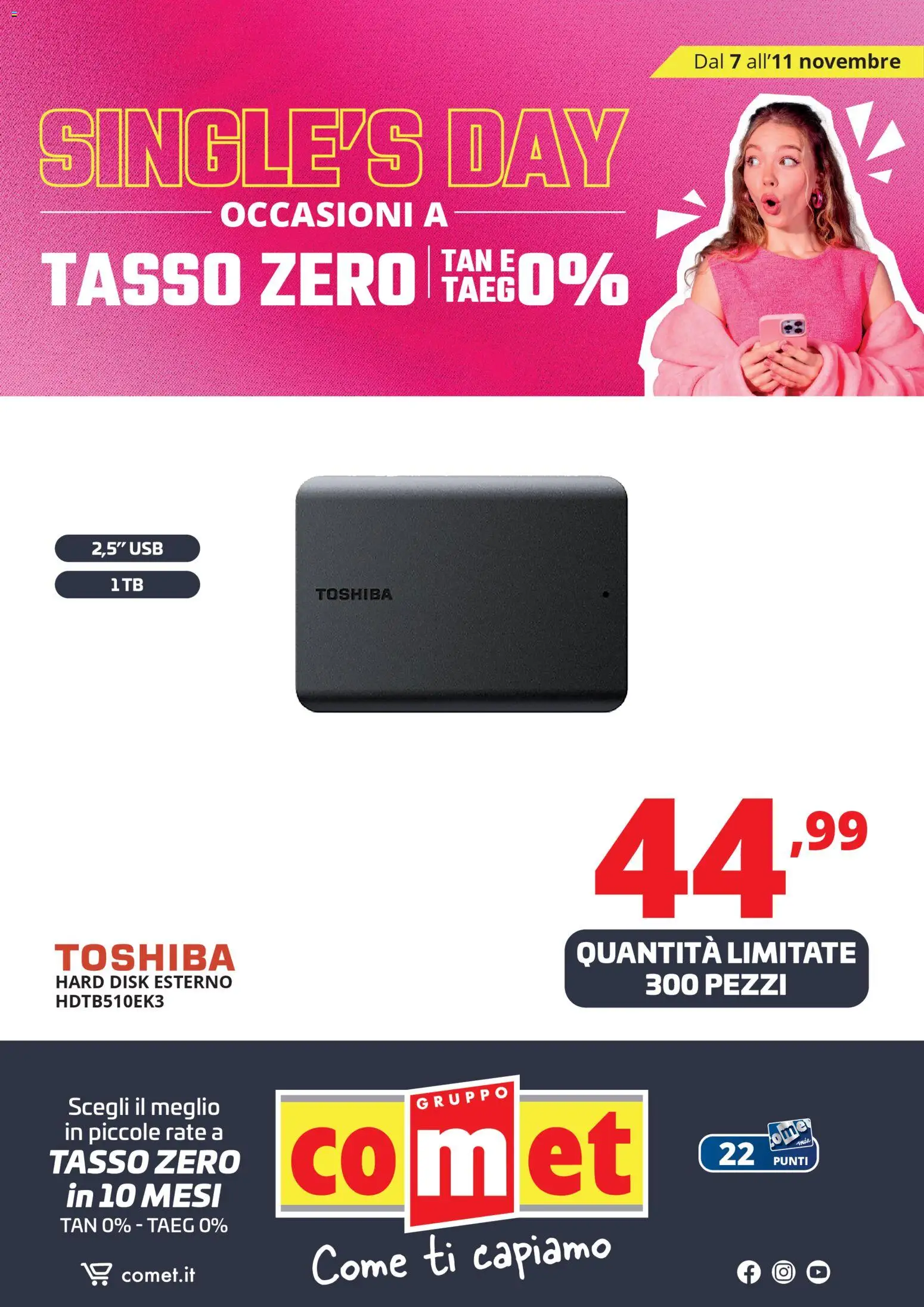 Volantino Comet del 07.11.2025 | Pagina: 31 | Prodotti: USB
