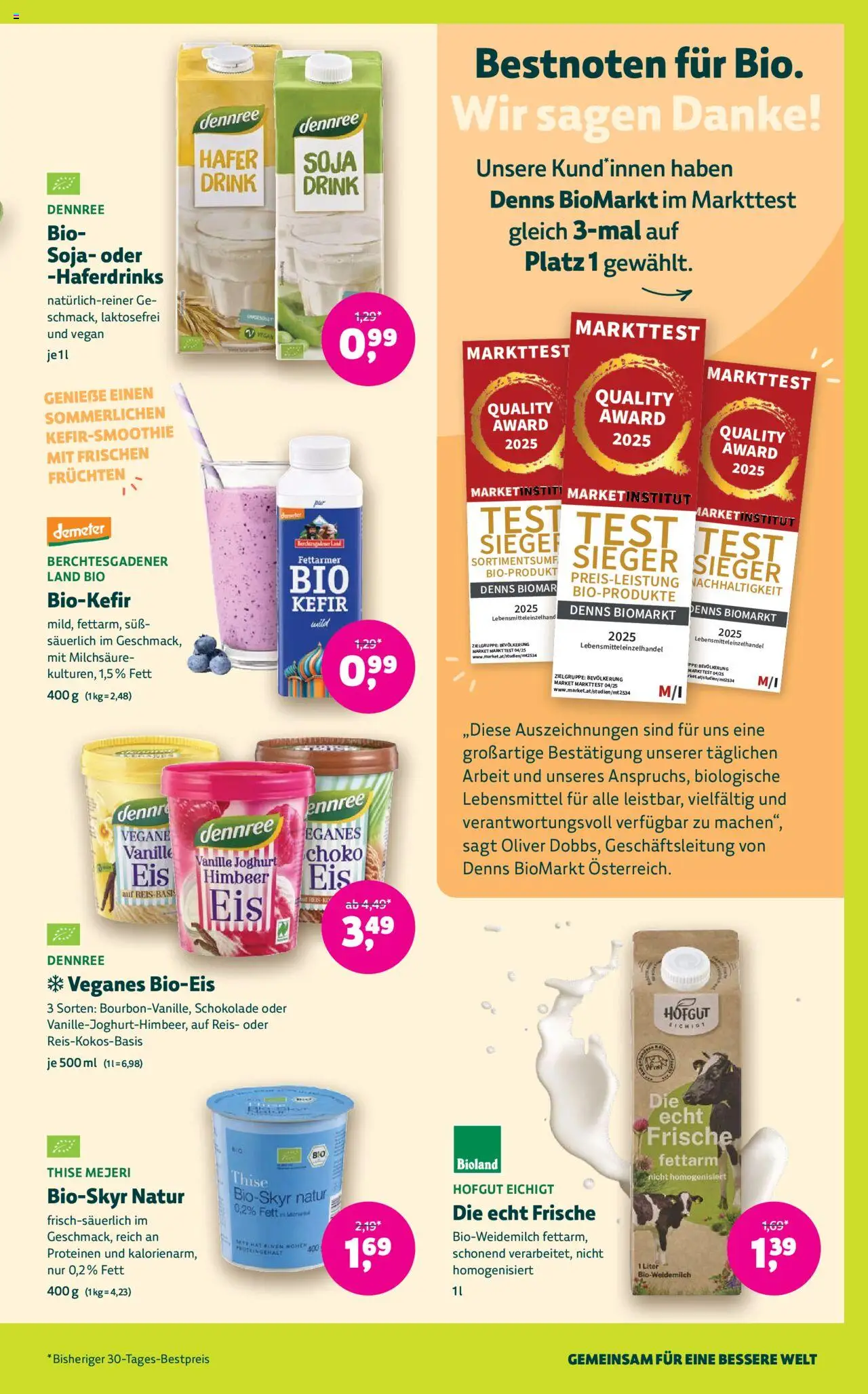 Denns BioMarkt Angebote gültig ab 13.08.2025 | Seite: 3 | Produkte: Libacomb, Joghurt, Schokolade, Reis