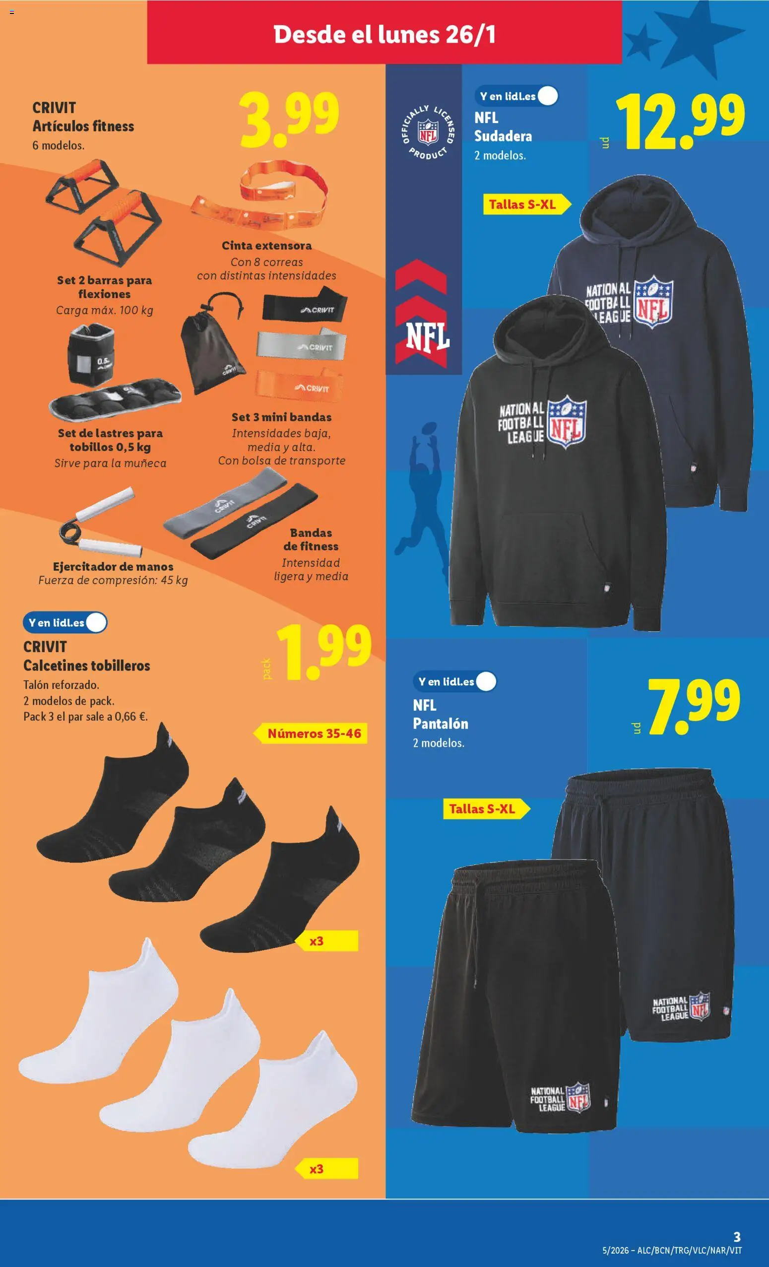 Lidl folleto de bazar │ válido desde el 26.01.2026 | Página: 5 | Productos: Sudadera, Muñeca, Bolsa