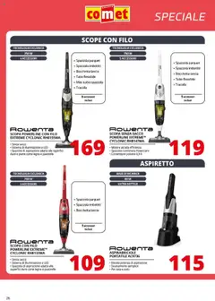 Anteprima del volantino Comet Piccoli Elettrodomestici catalogo valido a partire dal 09.10.2025 | Pagina: 26 | Prodotti: Spazzola, Tubo, Scopa, Contenitore