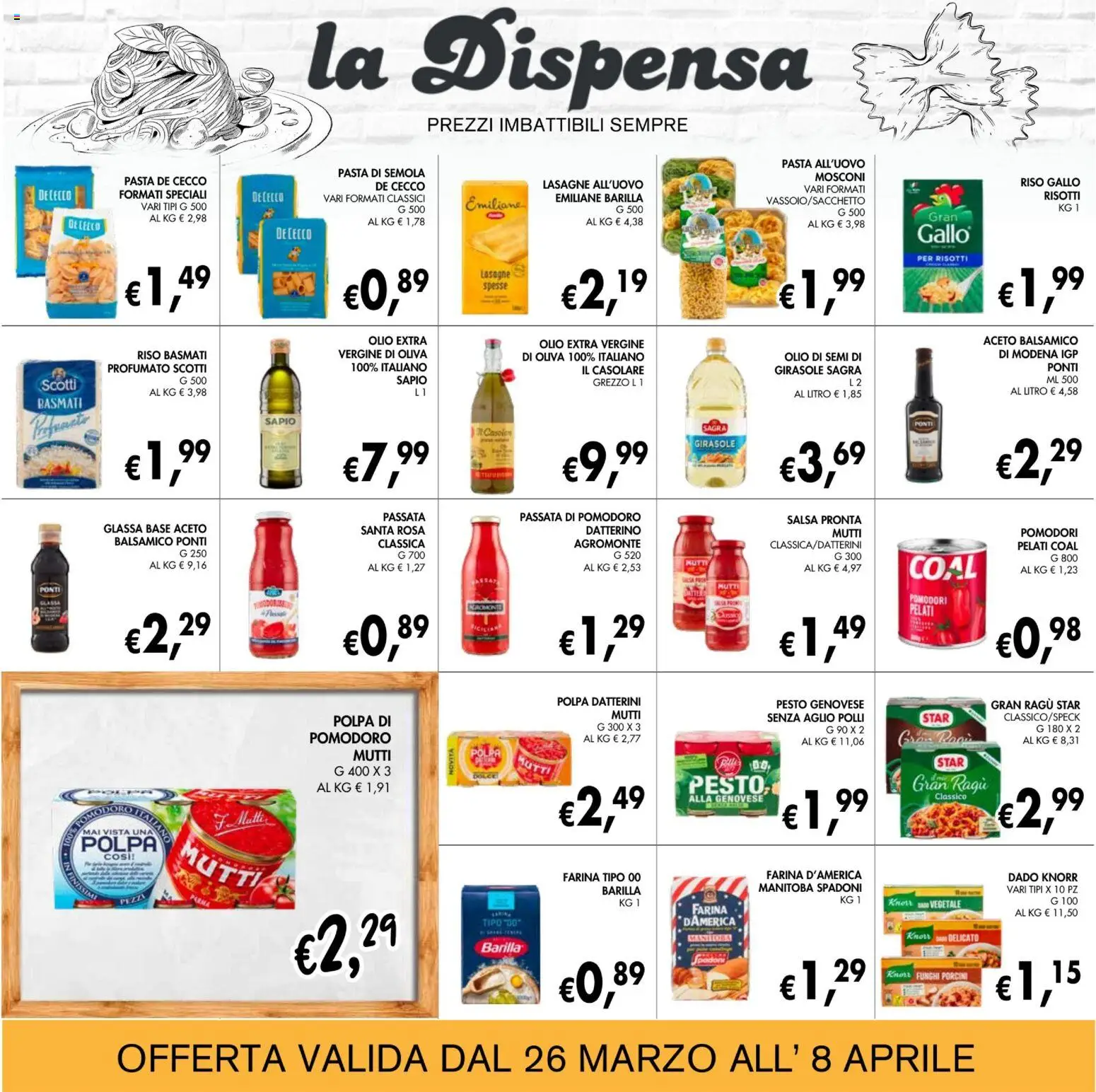Volantino Coal del 26.03.2026 | Pagina: 12 | Prodotti: Olio, Aglio, Pesto, Ragú