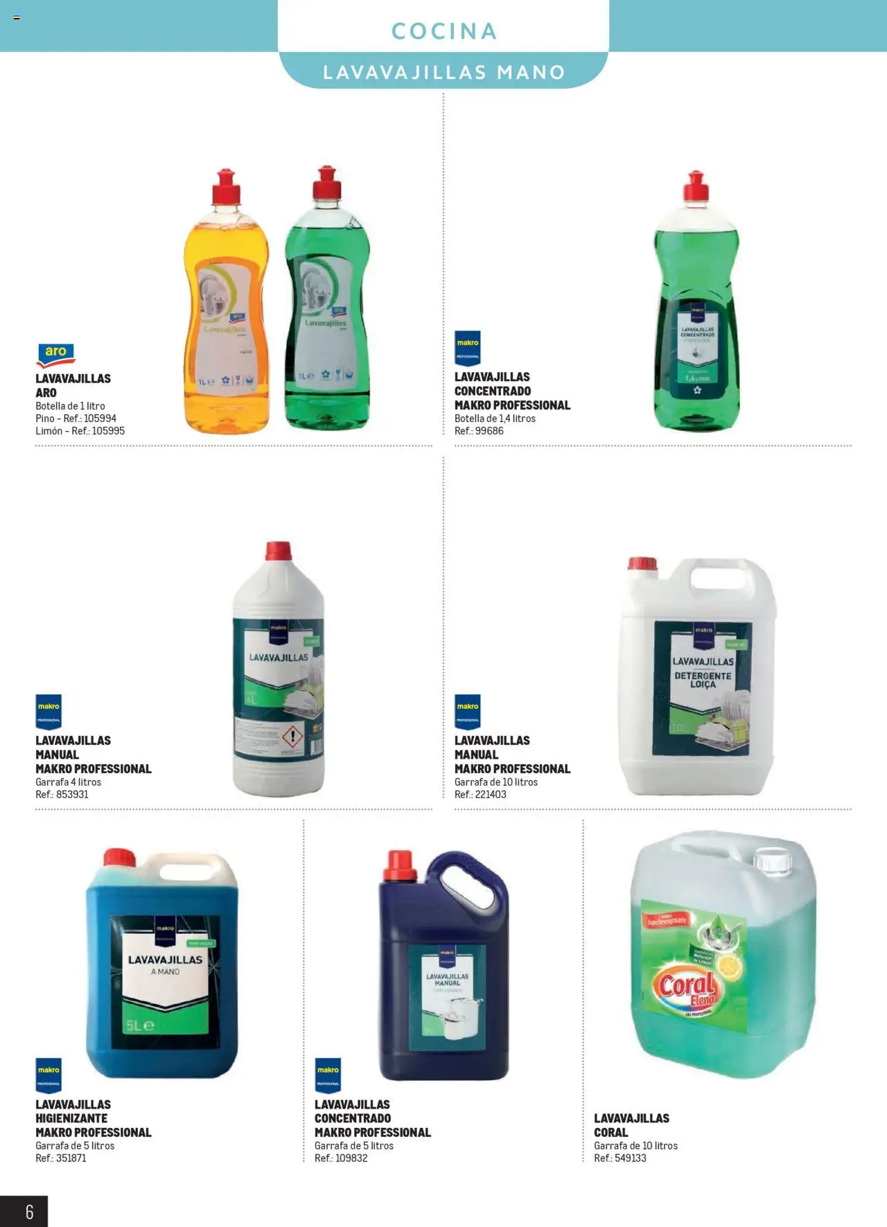 Makro - Catálogo Limpieza │ válido desde el 13.03.2025 | Página: 6 | Productos: Detergente, Cocina, Lavavajillas