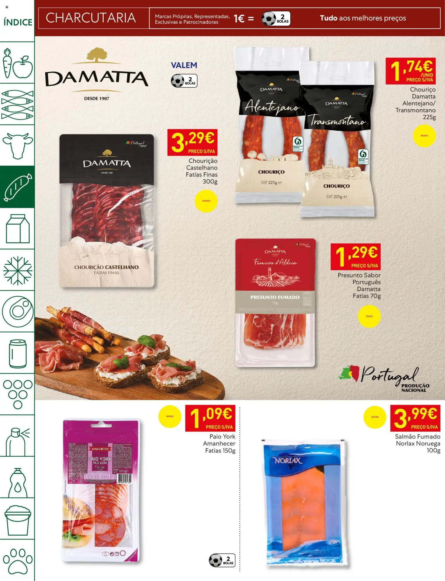 Recheio - Bons Negócios Madeira │ válido de 14.04.2026 | Página: 8 | Produtos: Salmão, Presunto, Chouriço