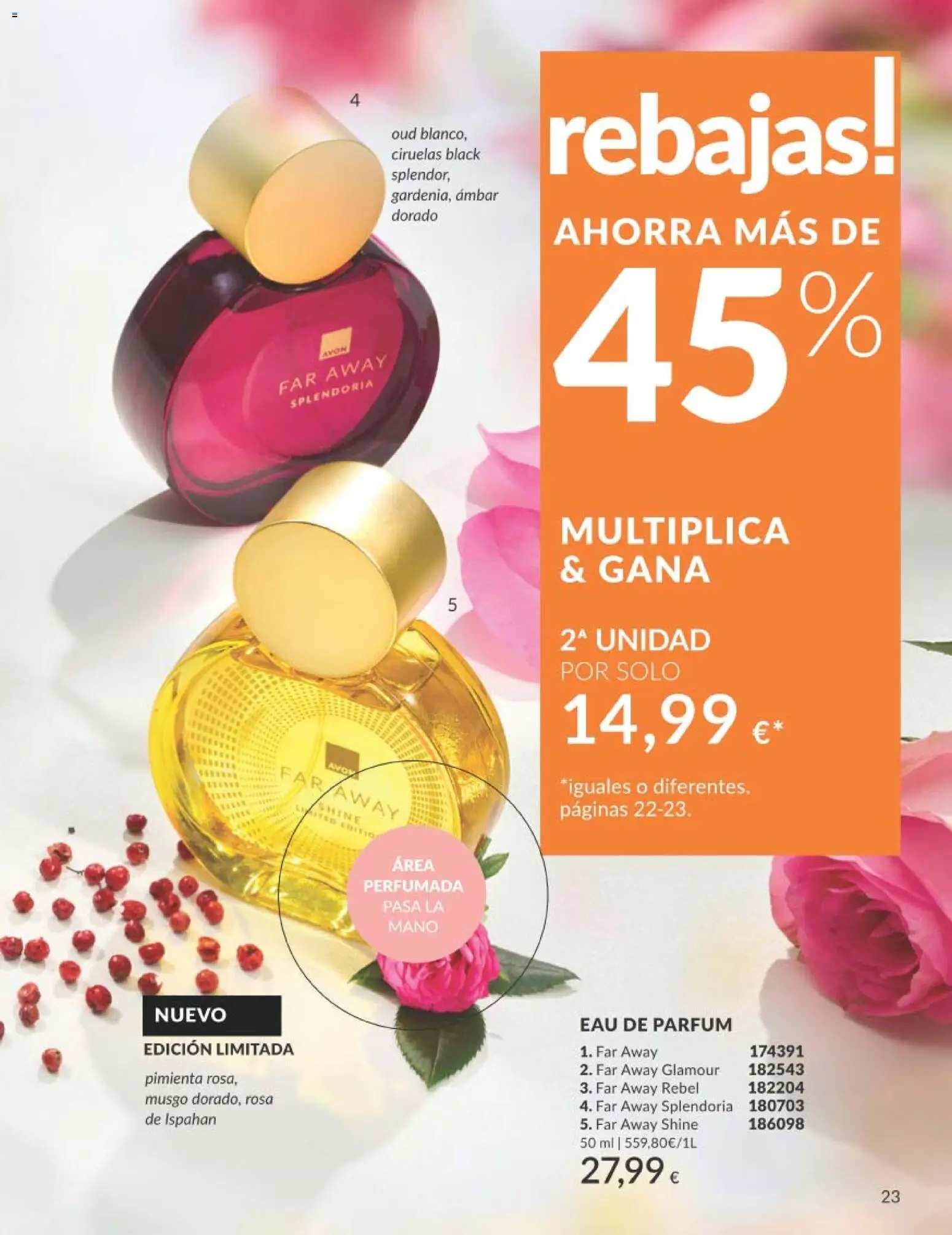 Avon folleto desde 01/04/2026 | ¿Cómo obtener un descuento limitado? ¡Ahorra hoy mismo! | España