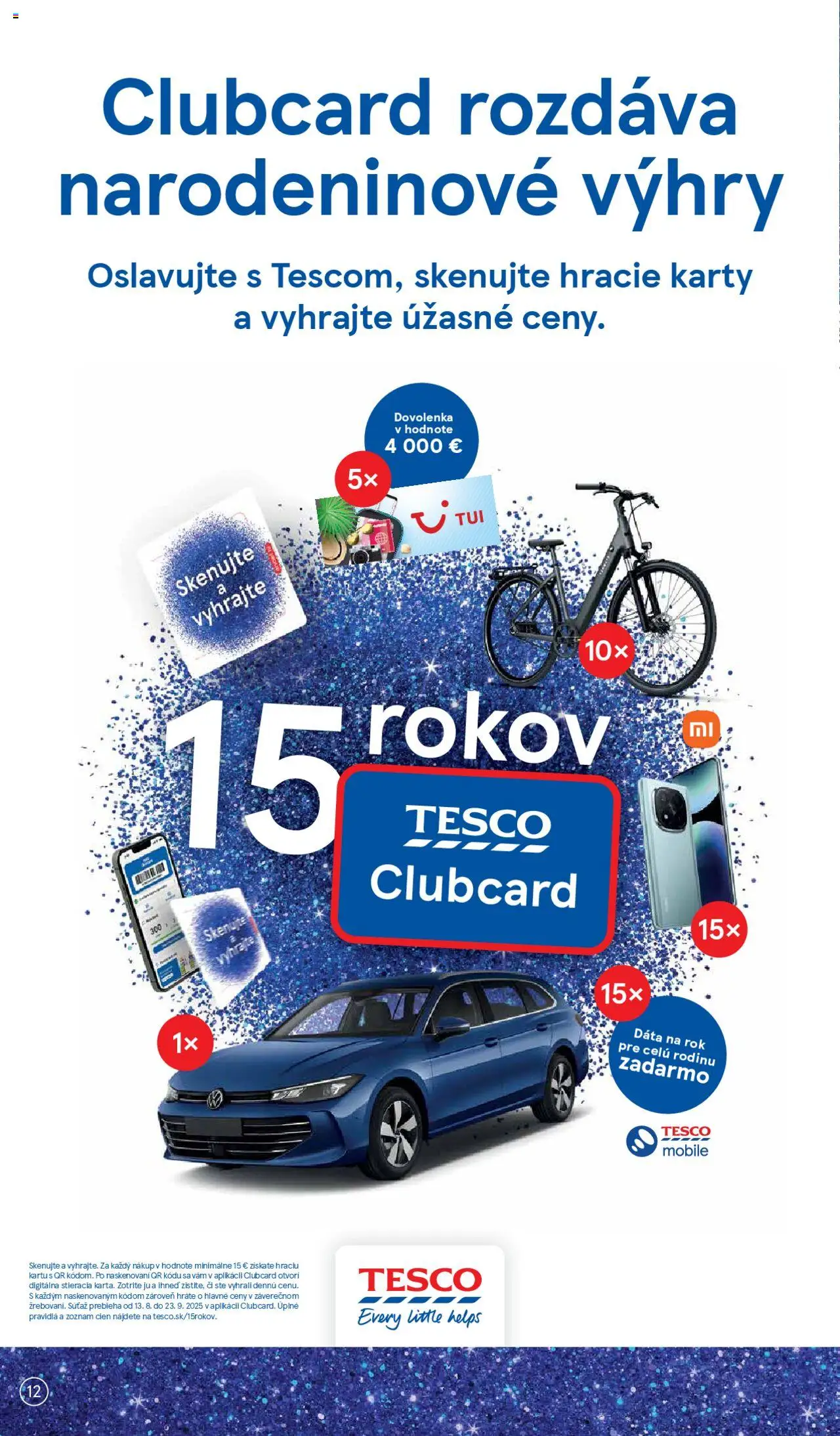 Nové Tesco akcie – leták je platný od 10.09.2025 | Strana: 12