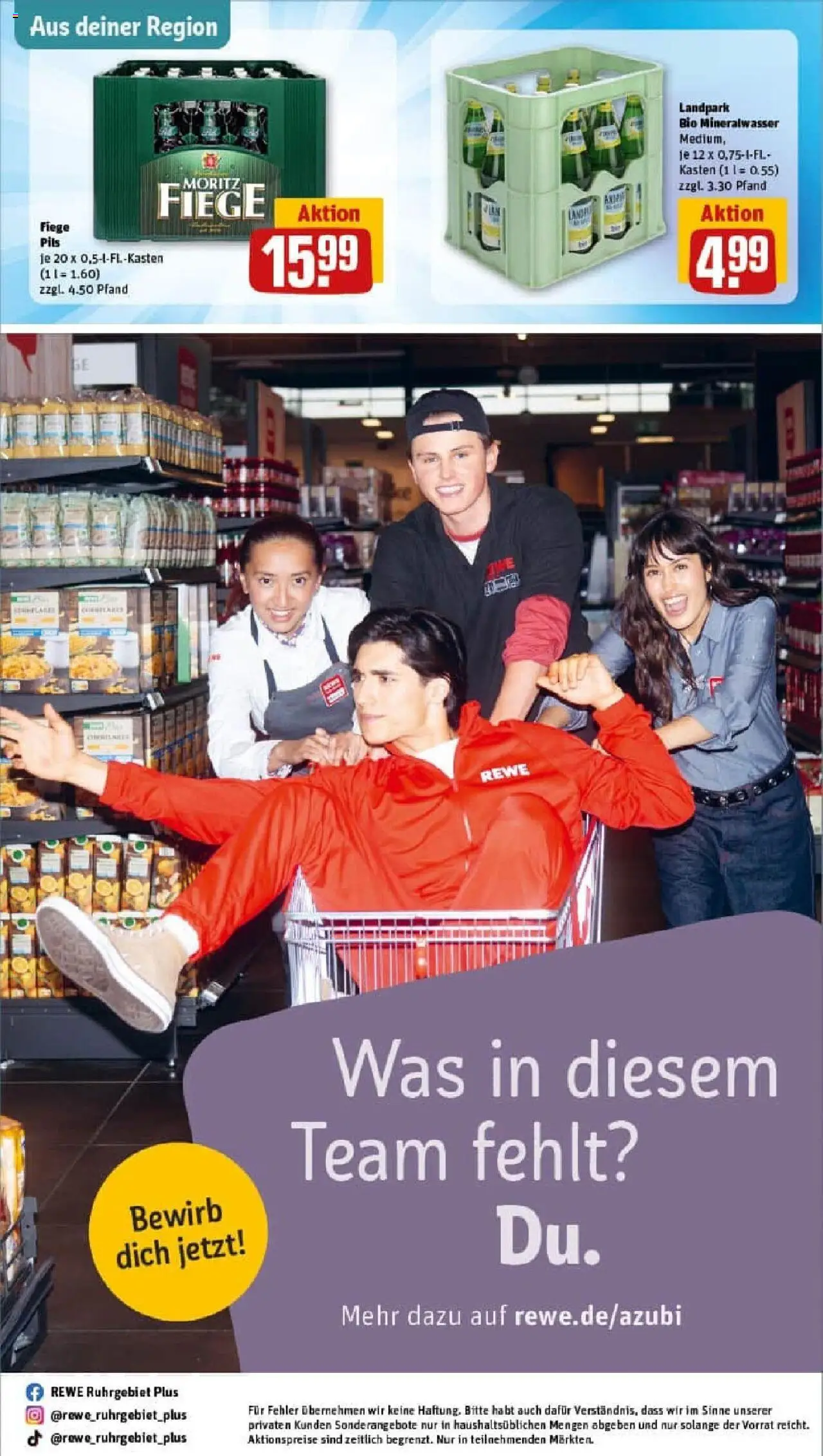 Rewe prospekt Essen	 – gültig ab 19.10.2025 | Seite: 29 | Produkte: Pils, Mineralwasser