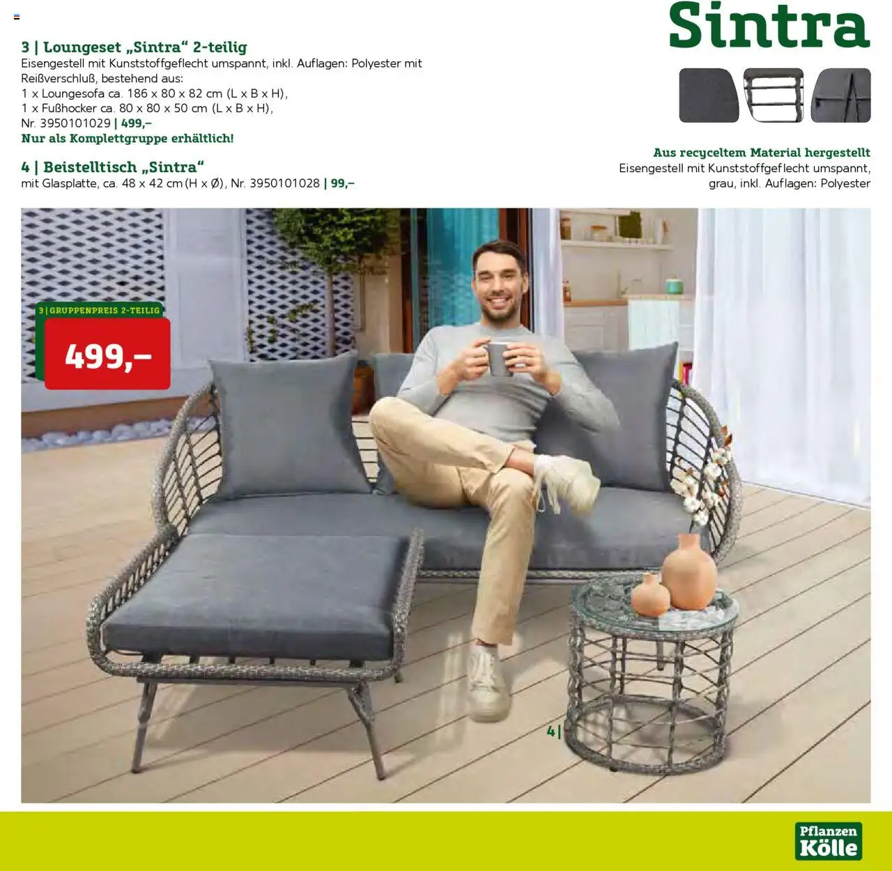 Pflanzen-Kölle Gartenmöbel Katalog 2025 – gültig ab 22.01.2025 | Seite: 37 | Produkte: Beistelltisch
