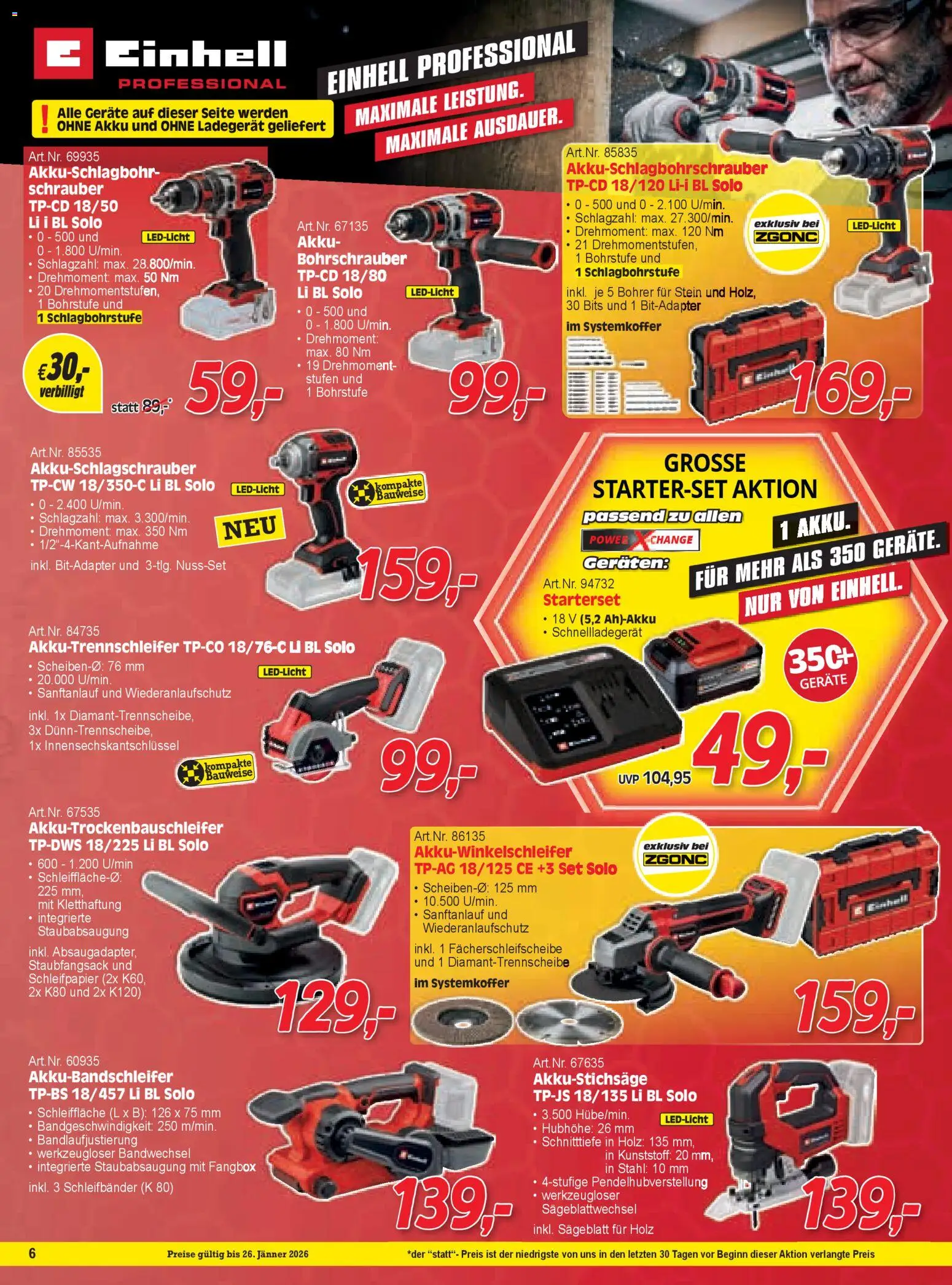 Zgonc Flugblatt Jänner I 2026 gültig ab 01.01.2025 | Seite: 6