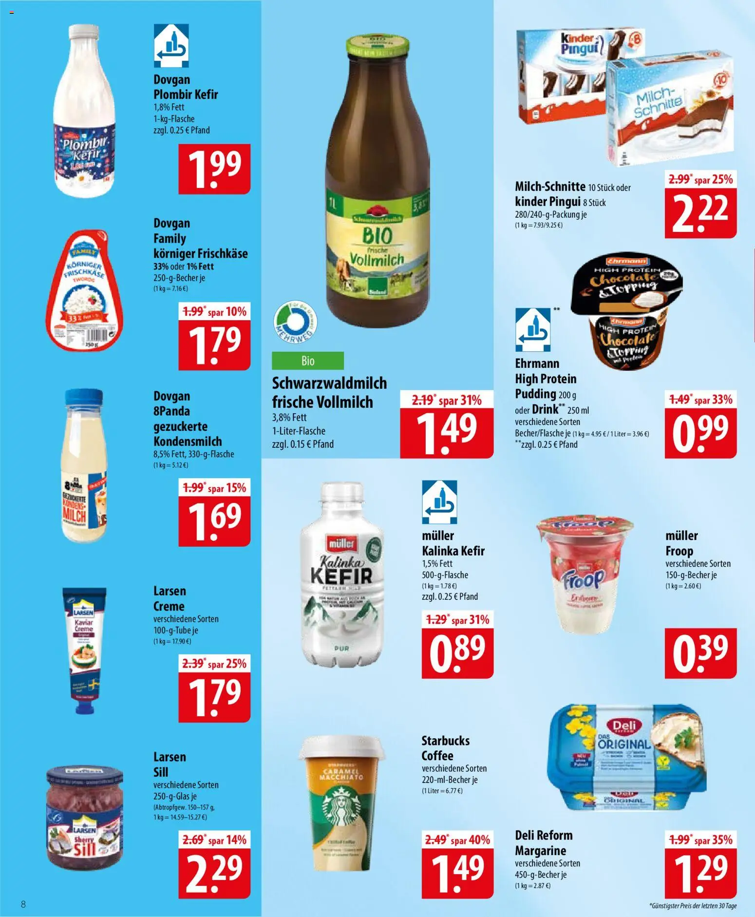 Famila Prospekt 	 – gültig ab 20.04.2026 | Seite: 8 | Produkte: Margarine, Creme, Deli reform, Frischkase