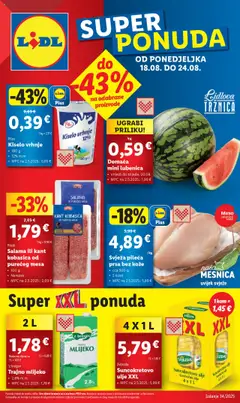 Katalog Lidl - Pregled kataloga iz trgovine Lidl, vrijedi od 18.08.2025