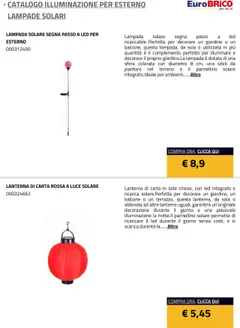 Anteprima del volantino Eurobrico Illuminazione da esterno Lampade Solari catalogo valido a partire dal 23.07.2025 | Pagina: 2
