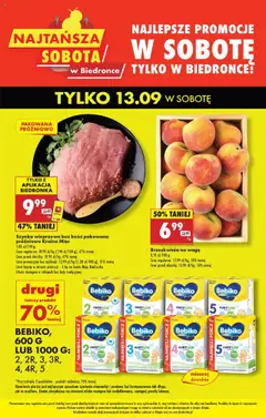 Pogląd oferty "Biedronka gazetka - Najtańsza sobota" - ważna od 13.09.2025