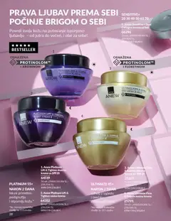 Anew Platinum Lift & Tighten noćna krema, Anew Platinum Lift & Tighten night cream - pregled AVON kataloga - važi od 01.02.2026 | Strana: 34 | Proizvode: Krema