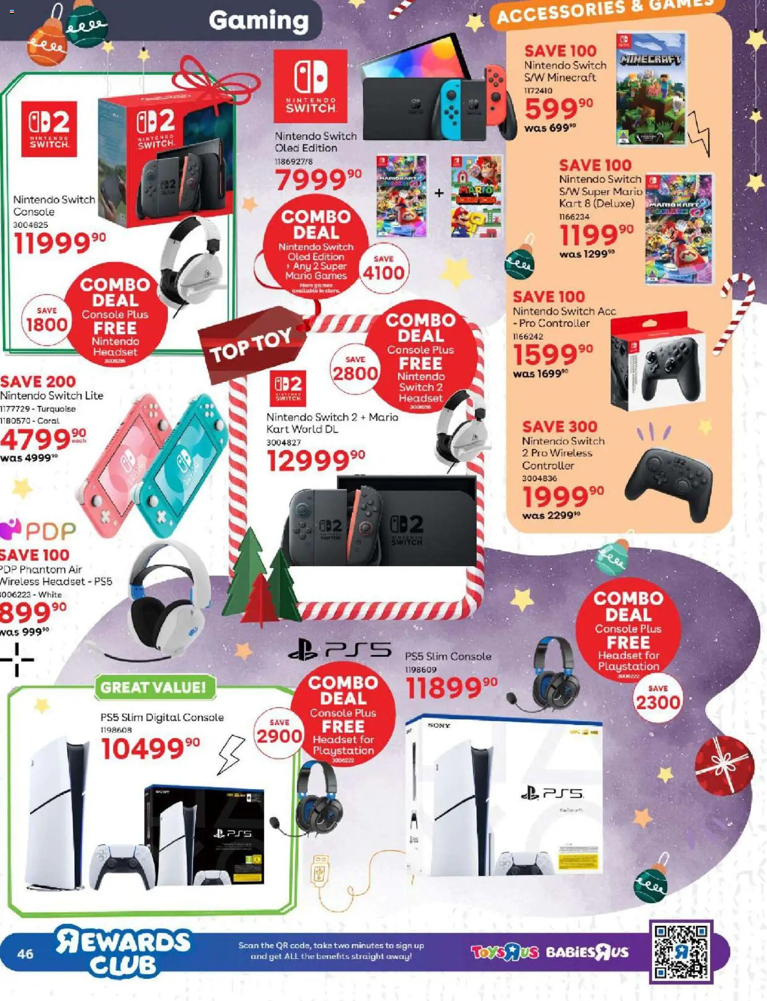 New Toys R Us catalogue – valid from 23.10.2025 | Page: 46 | Products: Headset, Playstation, Games, Switch