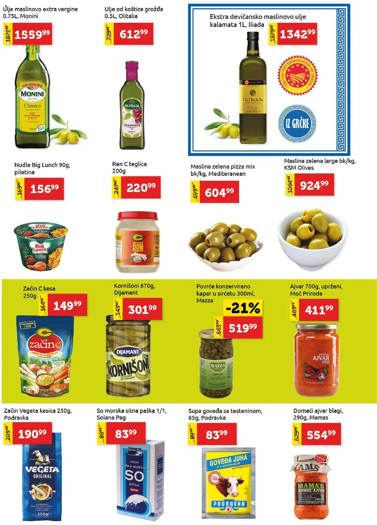 SuperVERO katalog - važi od 11.12.2025 | Strana: 9 | Proizvode: Bref, Ajvar, Kornišoni, Nudle