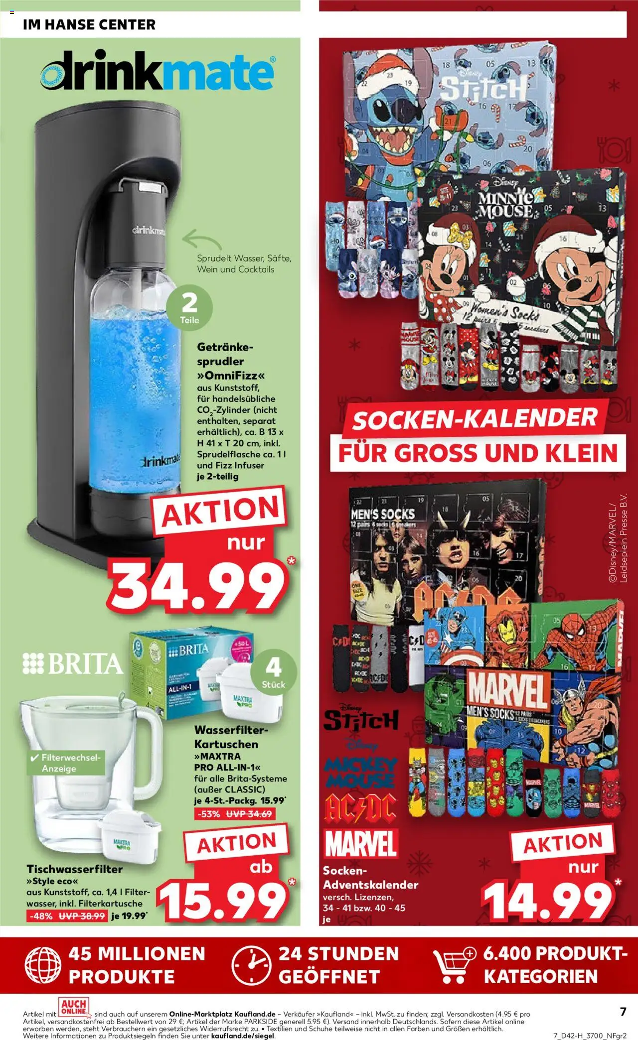 Kaufland prospekt Rostock	 – gültig ab 16.10.2025 | Seite: 7 | Produkte: Presse, Socken, Wein