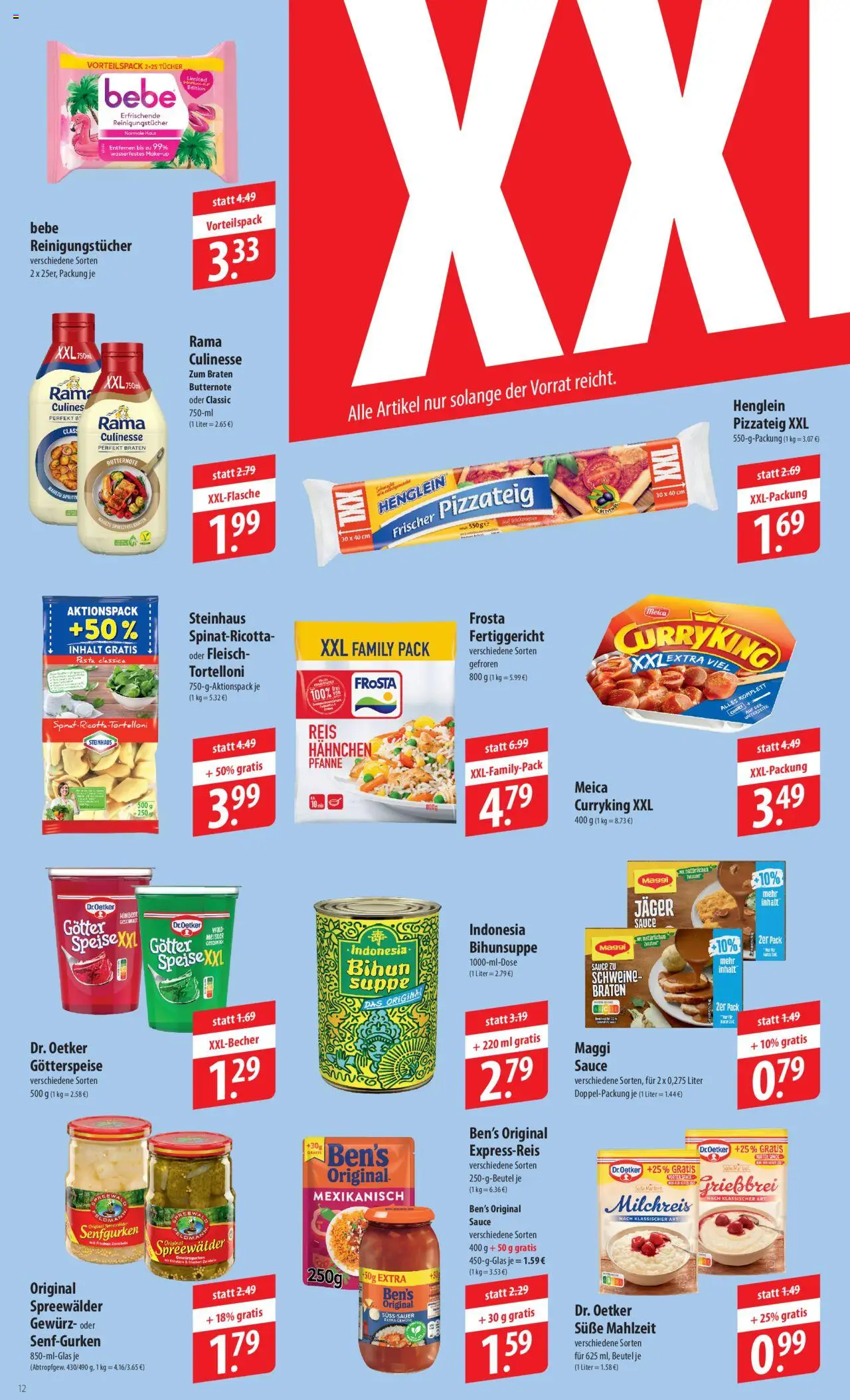 Famila Prospekt 	 – gültig ab 29.09.2025 | Seite: 12 | Produkte: Maggi, Meica, Frosta, Reis