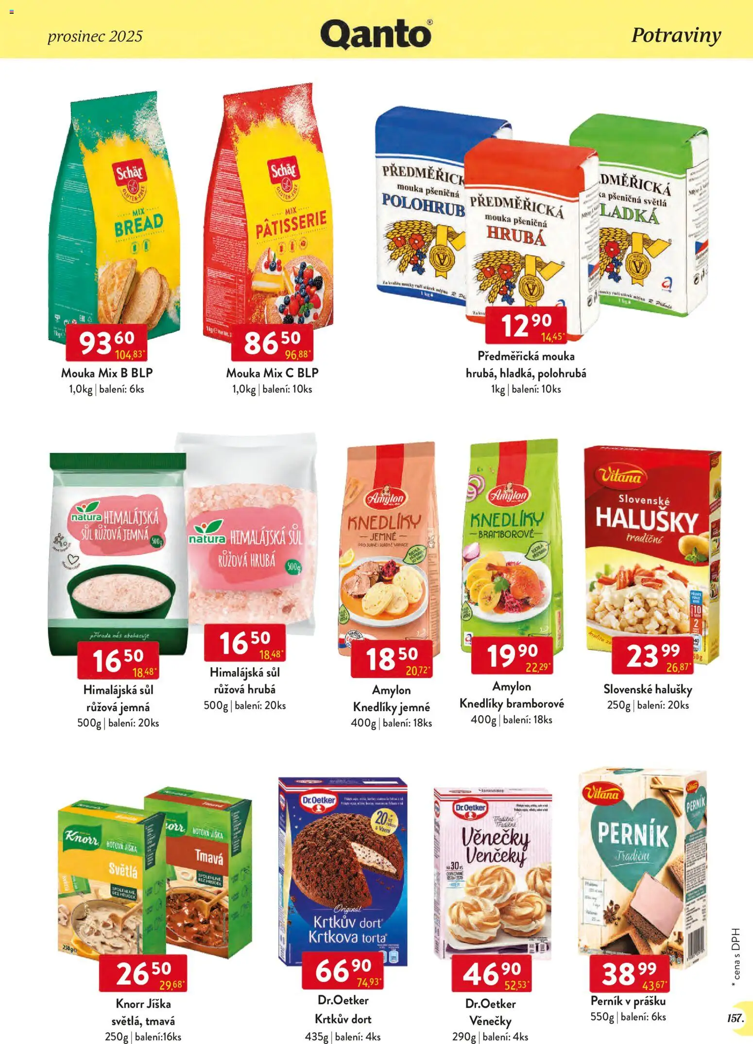 Astur & Qanto leták - Velkoobchod 12/2025 od 01.12.2025 | Strana: 157 | Produkty: Knorr, Předměřická mouka, Potraviny, Halušky