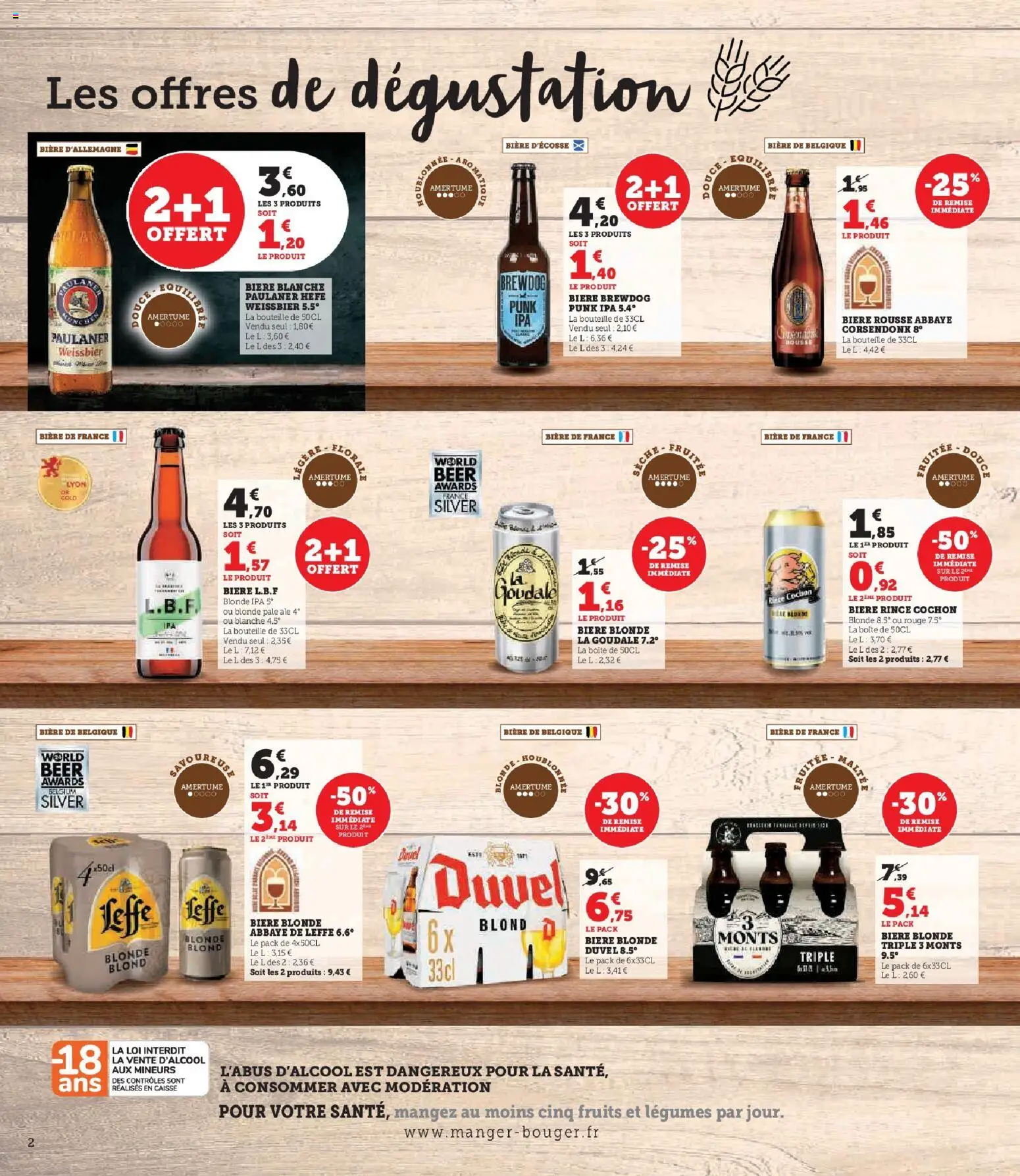 {H1} | Page: 2 | Produits: Goudale, Bière blonde, Bière