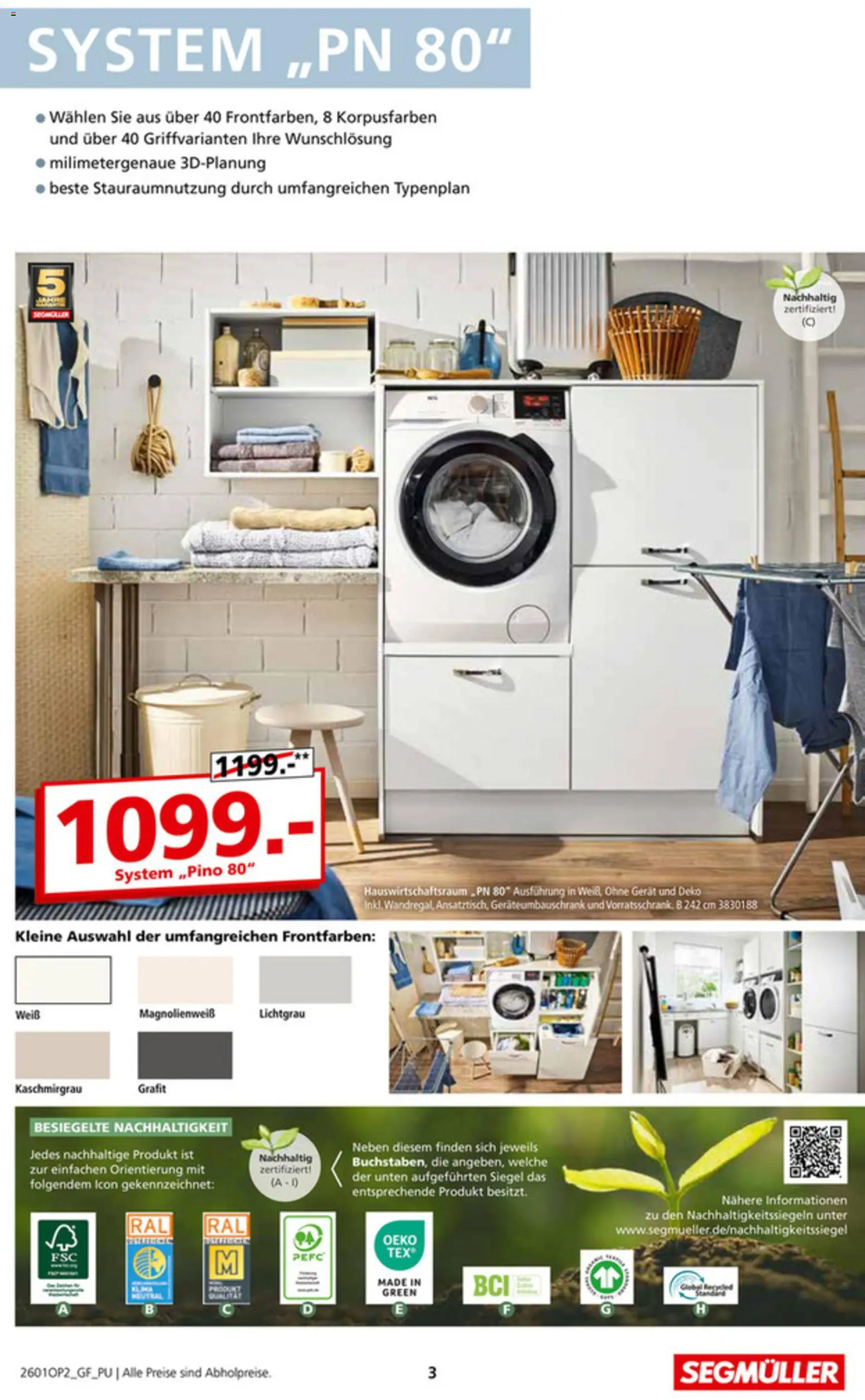 Segmüller Hauswirtschaftsraum Spezial – gültig ab 29.12.2025 | Seite: 3