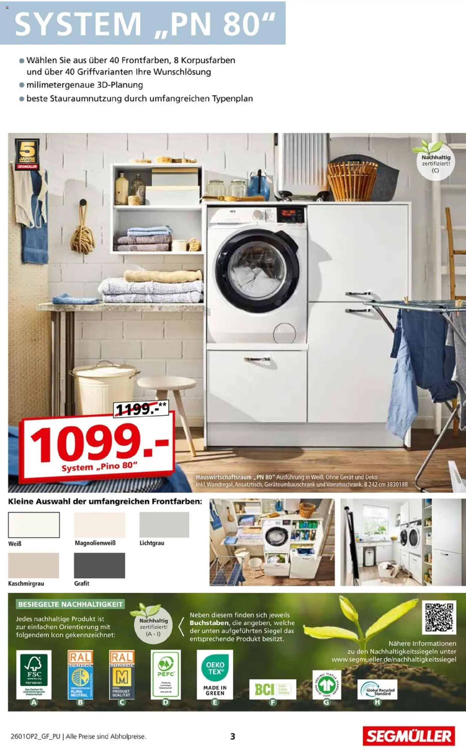Segmüller Hauswirtschaftsraum Spezial – gültig ab 29.12.2025 | Seite: 3