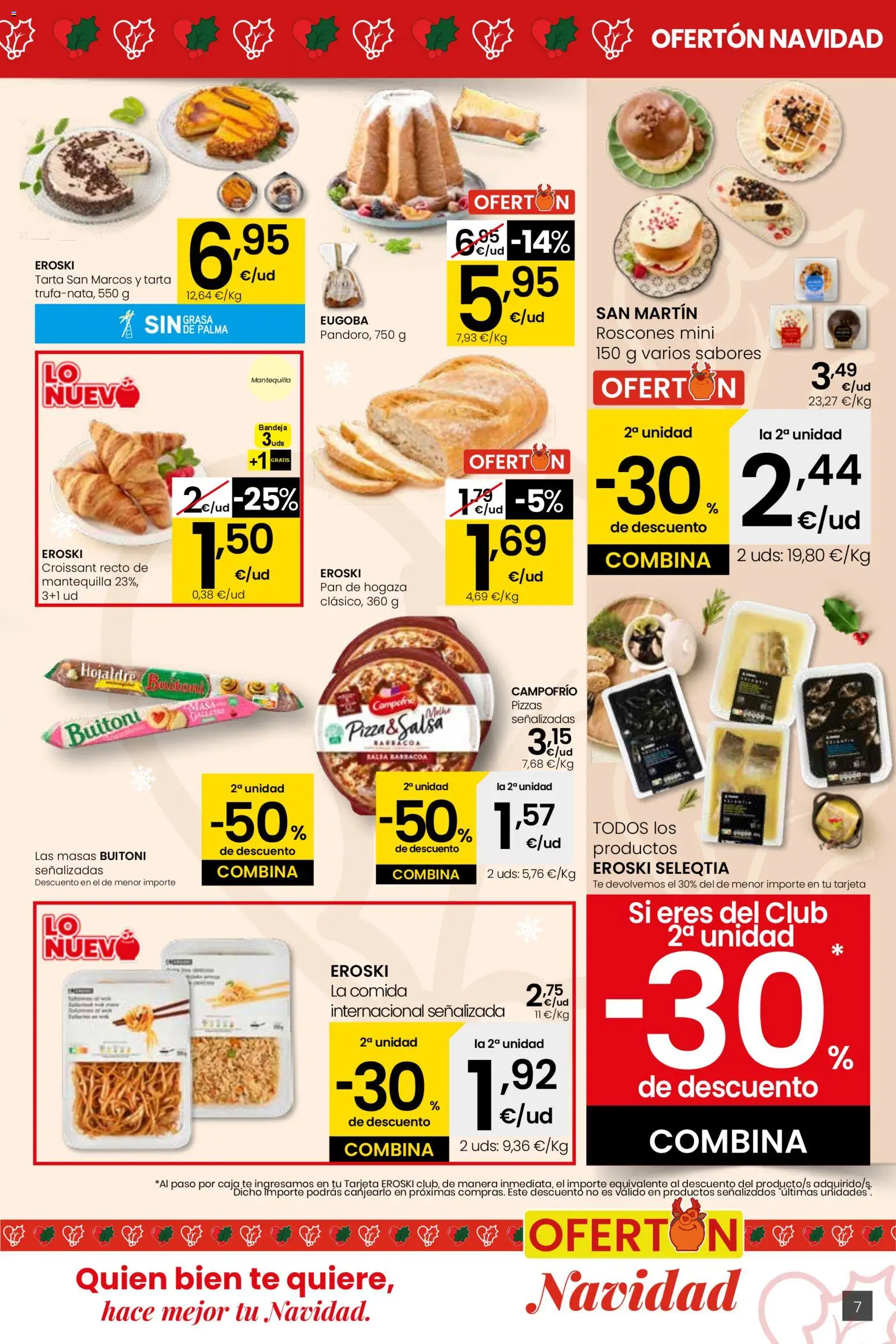 Eroski - Ofertón Navidad City │ válido desde el 27.11.2025 | Página: 7 | Productos: Pizza, Té, Barbacoa, Συσκευή ροής