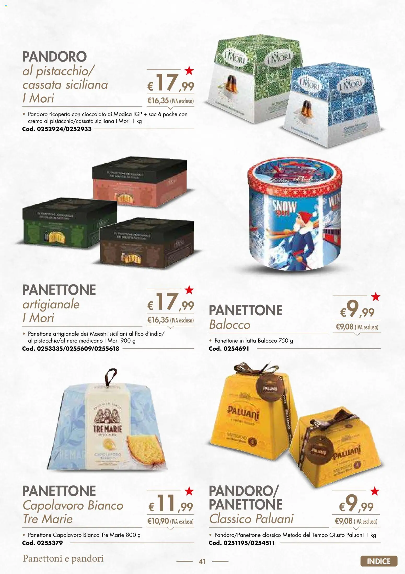Volantino Italmark del 10.11.2025 | Pagina: 43 | Prodotti: Crema, Cioccolato, Pandoro, Panettone
