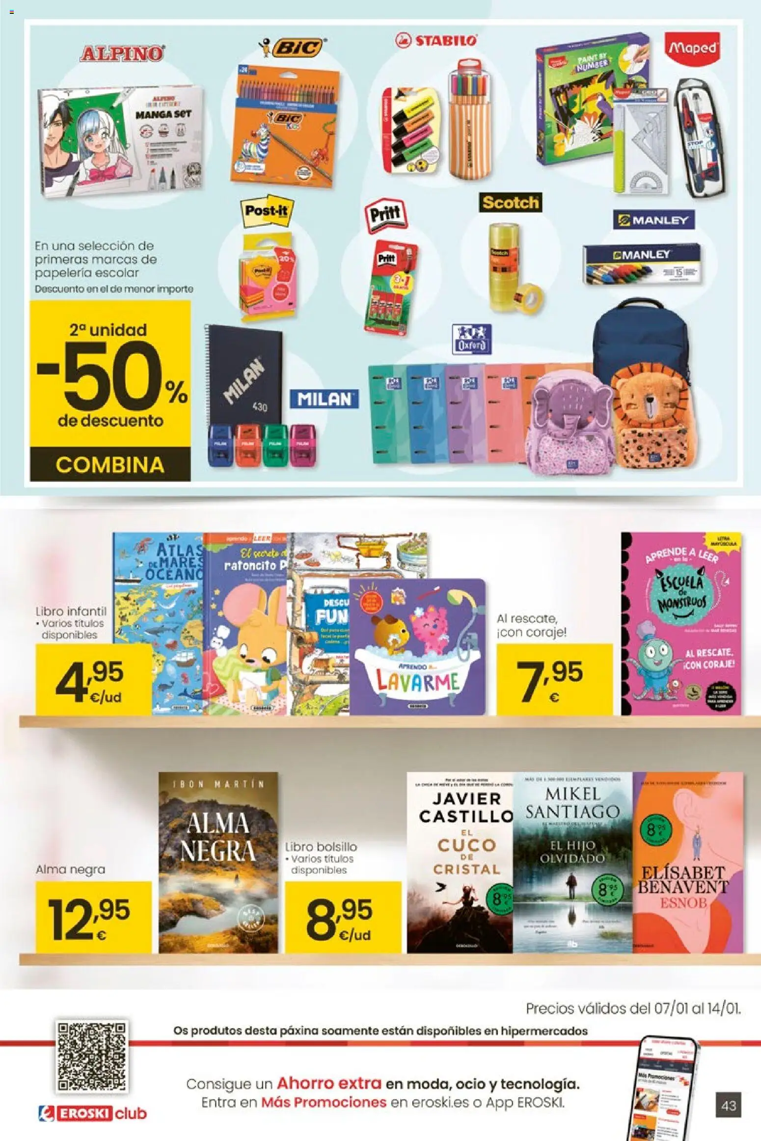 Eroski - Para un xaneiro máis lixeiro │ válido desde el 05.01.2026 | Página: 43