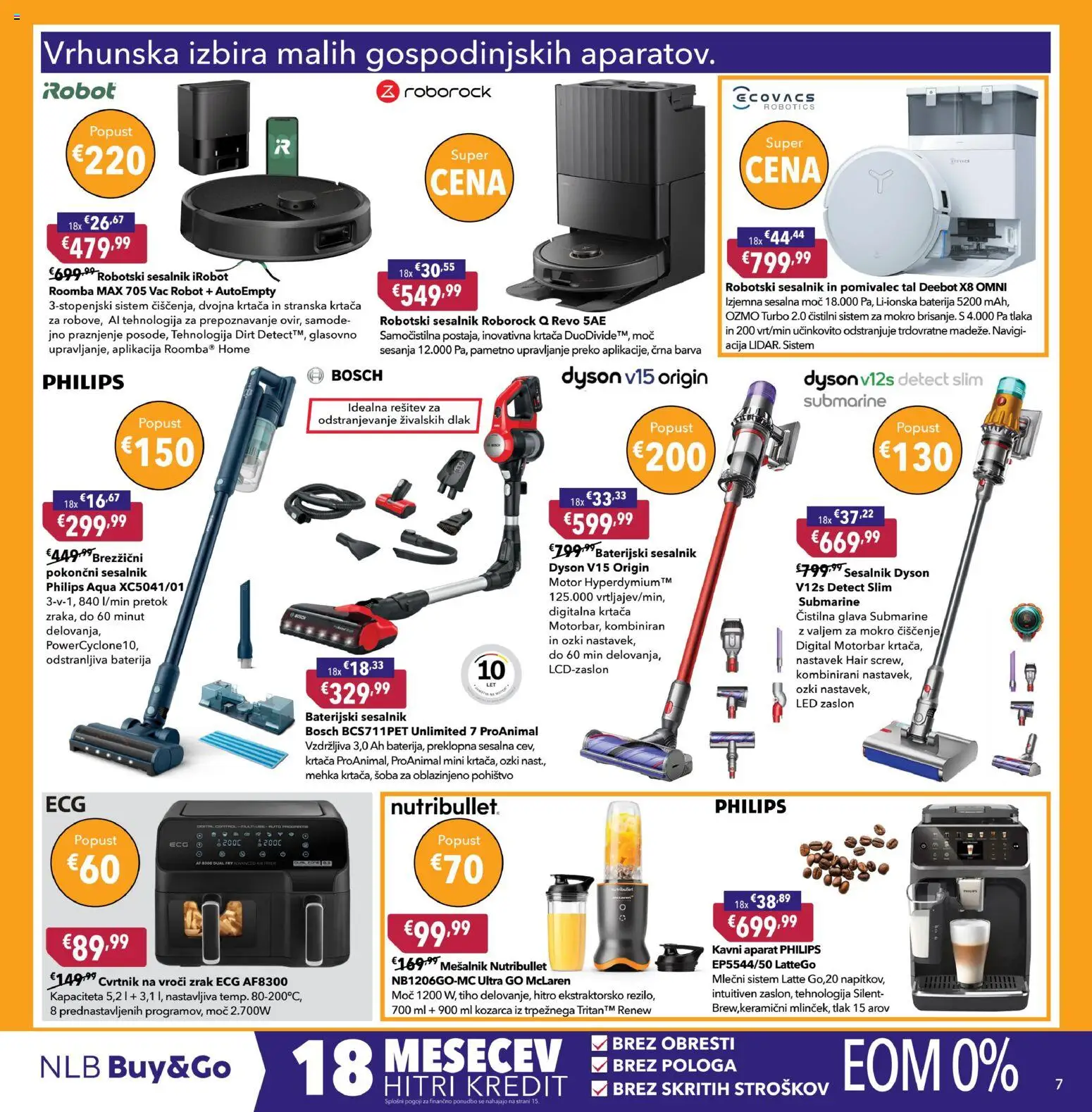 Novi Harvey Norman katalog ponudbe – veljaven od 28.01.2026 | Stran: 7 | Izdelki: Mesalnik, Pohištvo, Krtaca, Sesalnik