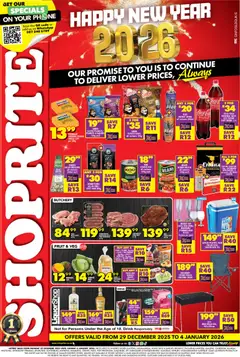 Shoprite specials catalogue – valid from 29.12.2025