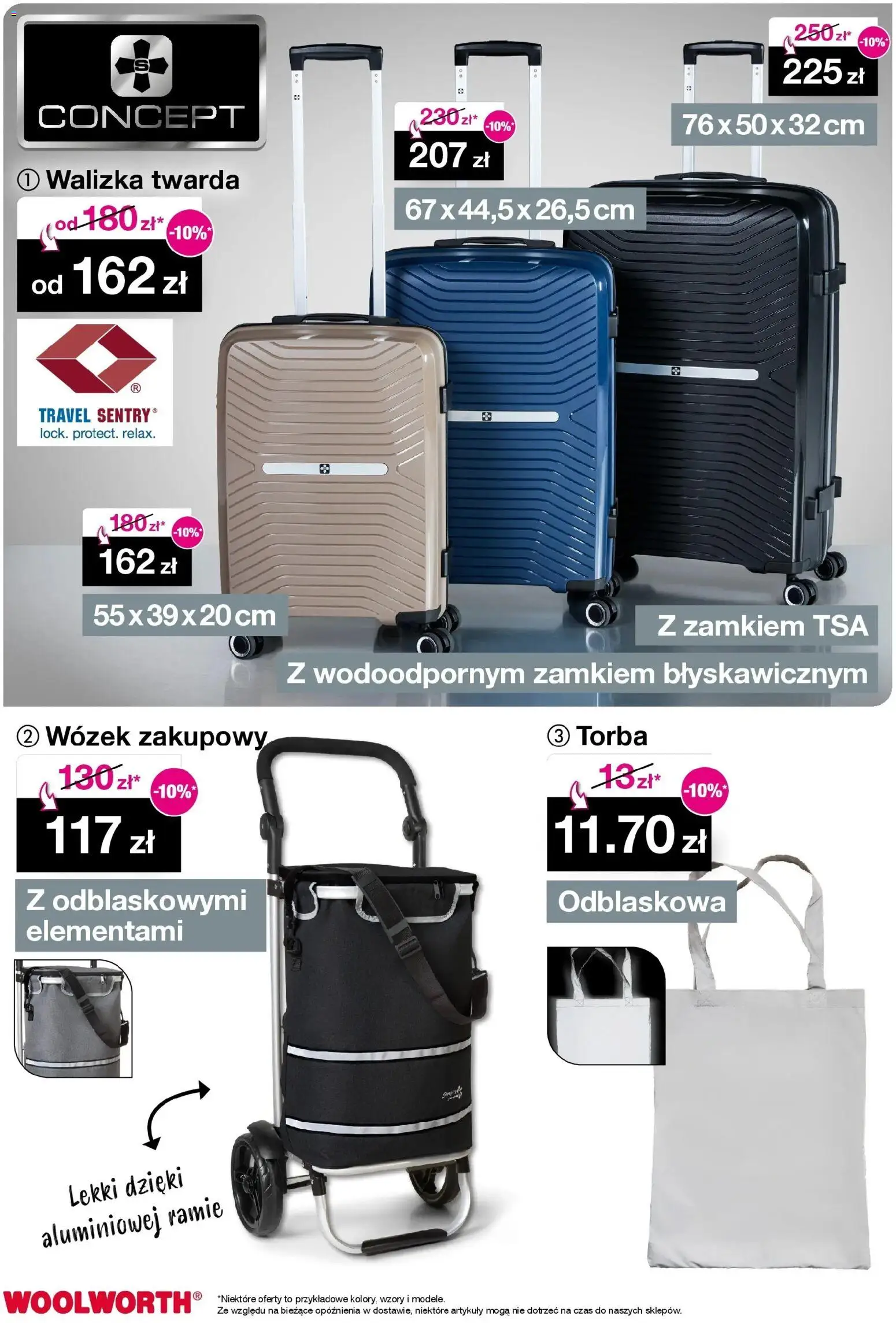 Woolworth Gazetka od 05.12.2025 | Strona: 19 | Produkty: Walizka, Torba