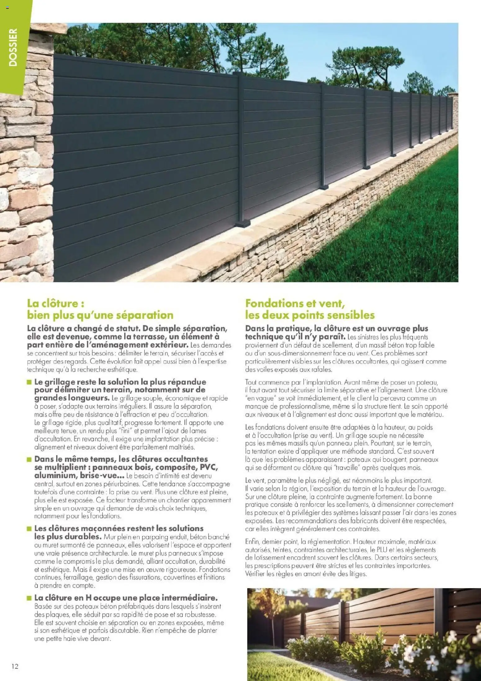 {H1} | Page: 12 | Produits: Poids, Mais, Clôture, Prise