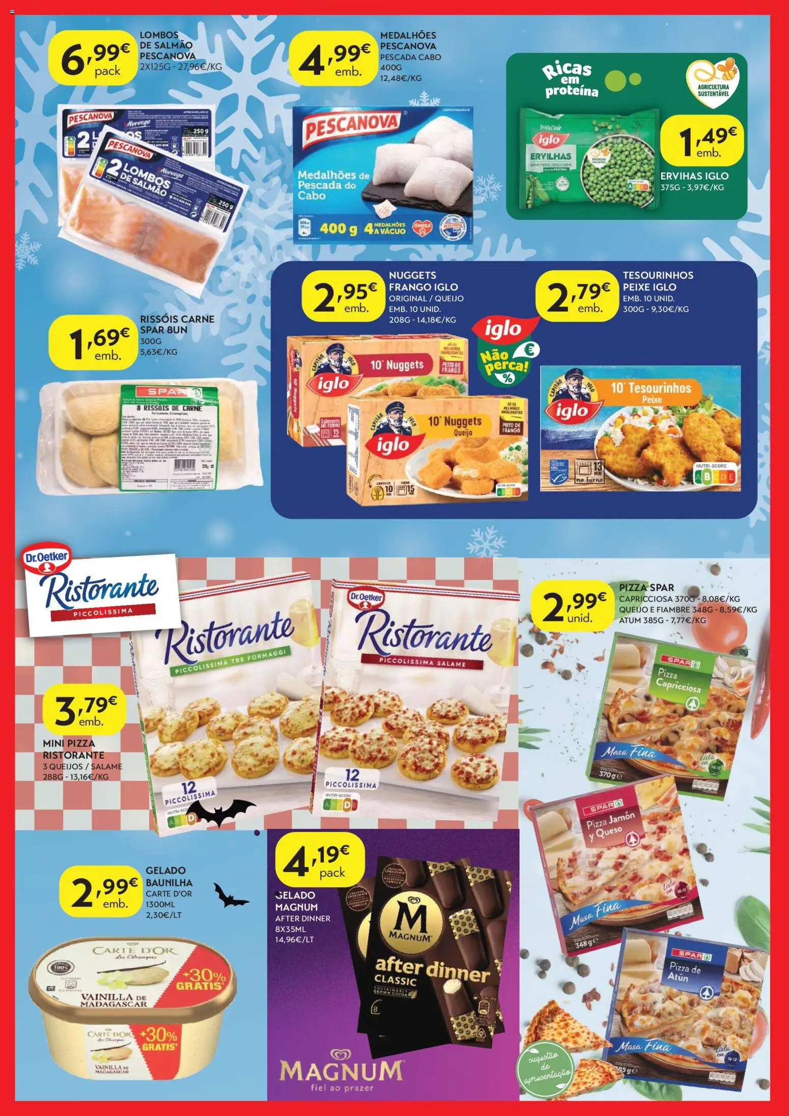 Spar - folheto │ válido de 28.10.2025 | Página: 4 | Produtos: Atum, Forno, Queijo, Pizza
