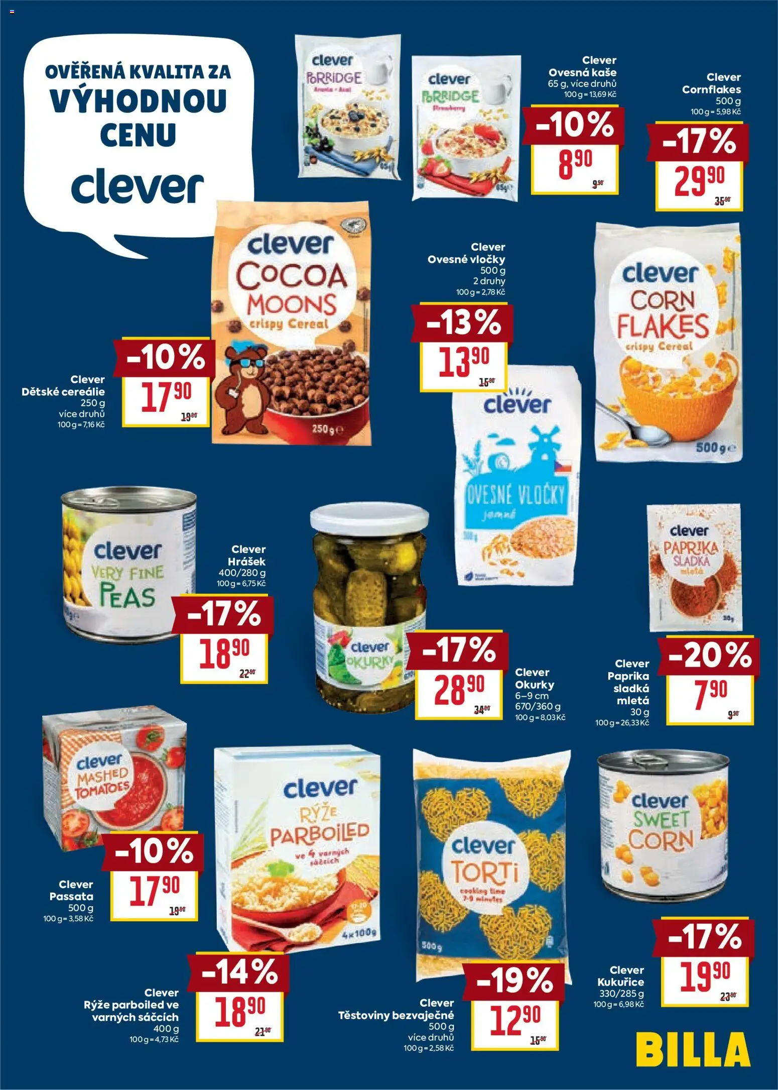 Billa leták - Naše značky za výhodné ceny od 02.01.2026 | Strana: 3