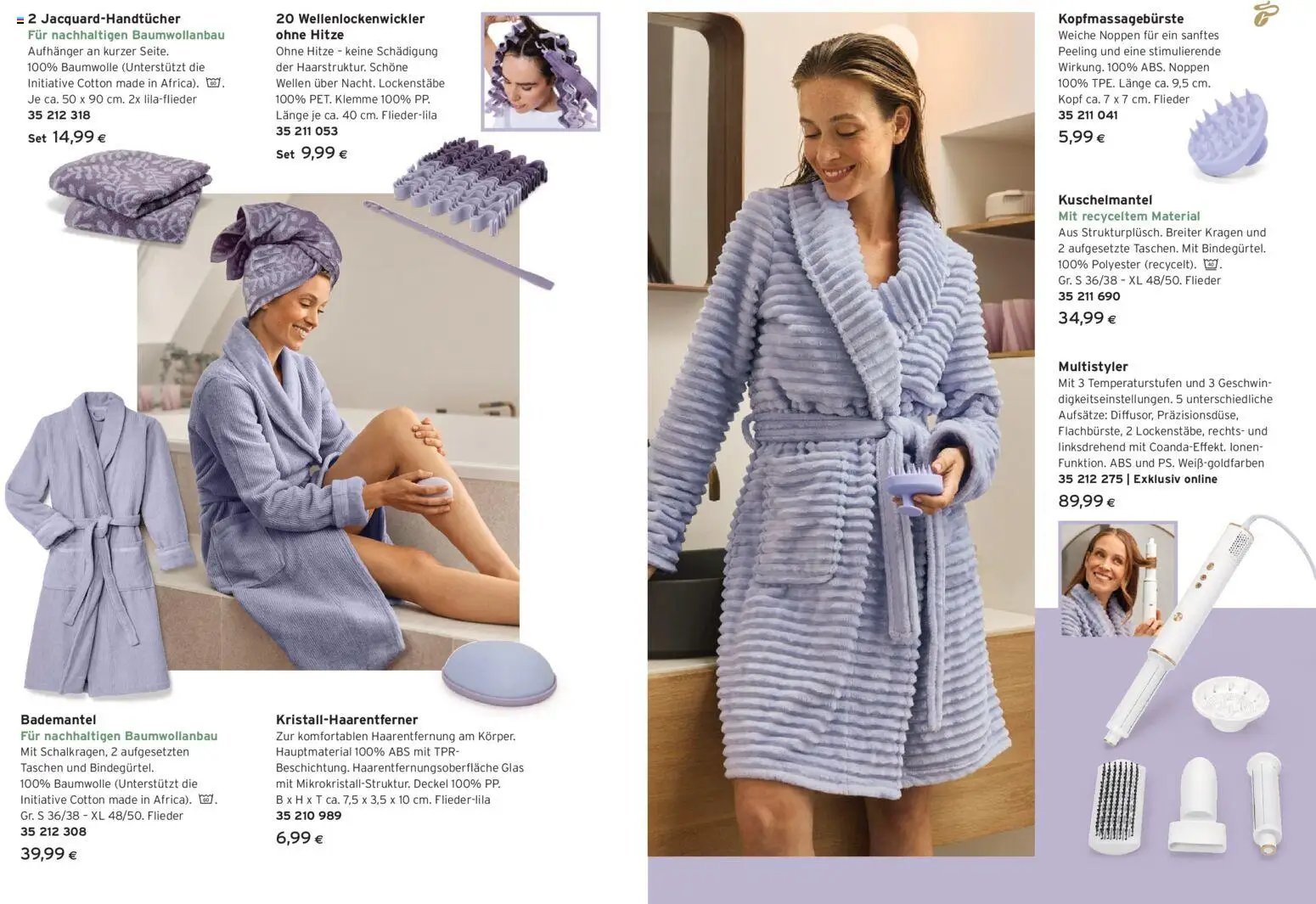 Tchibo Eduscho  Tchibo Magazin gültig ab 10.12.2025 | Seite: 13 | Produkte: Bademantel, Peeling