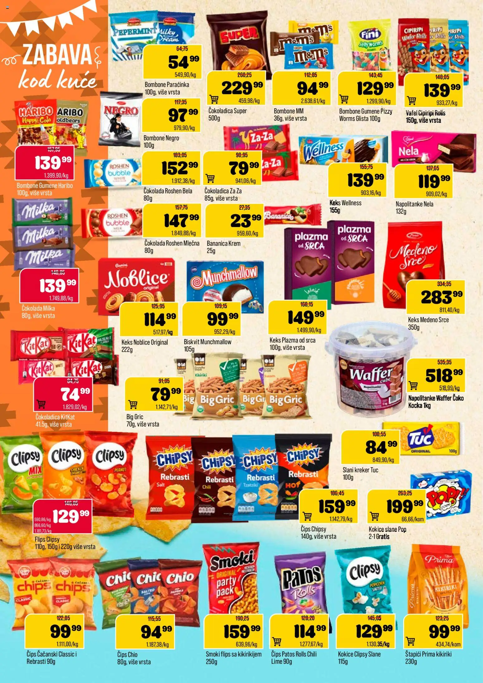 Podunavlje katalog - važi od 17.12.2025 | Strana: 8 | Proizvode: Bombone, Haribo, Kikiriki, Čokolada