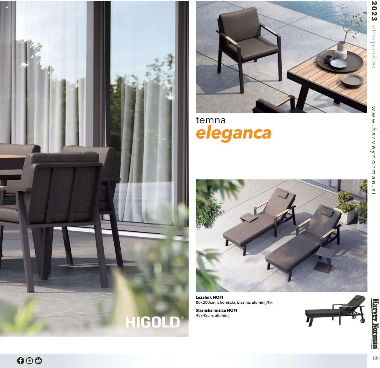 Harvey Norman - Katalog - Vrtno pohištvo │ velja od 01.03.2023 | Stran: 55