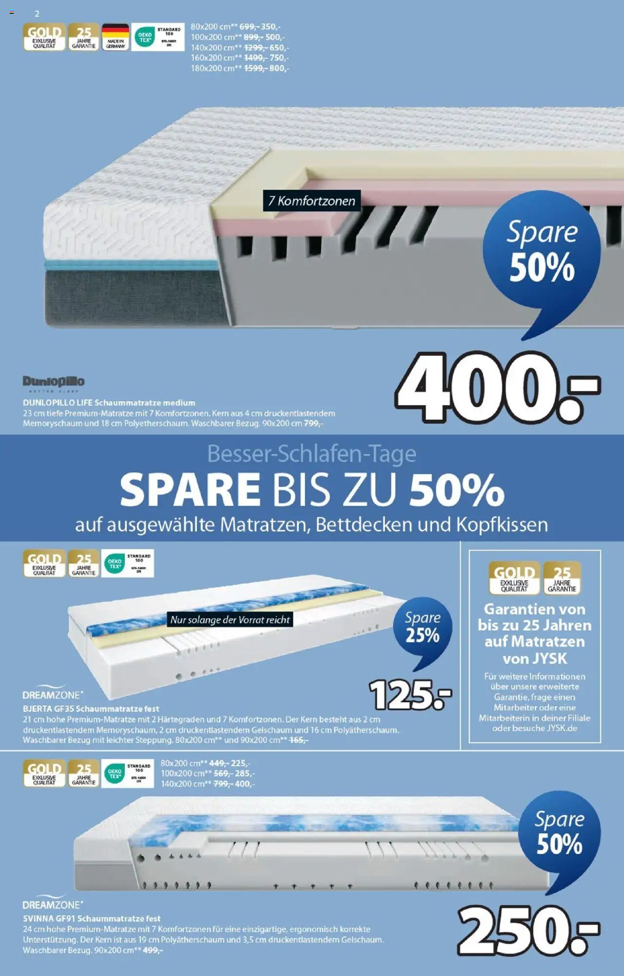 Angebote JYSK - gültig ab dem 17.08.2025 | Seite: 2 | Produkte: Kopfkissen